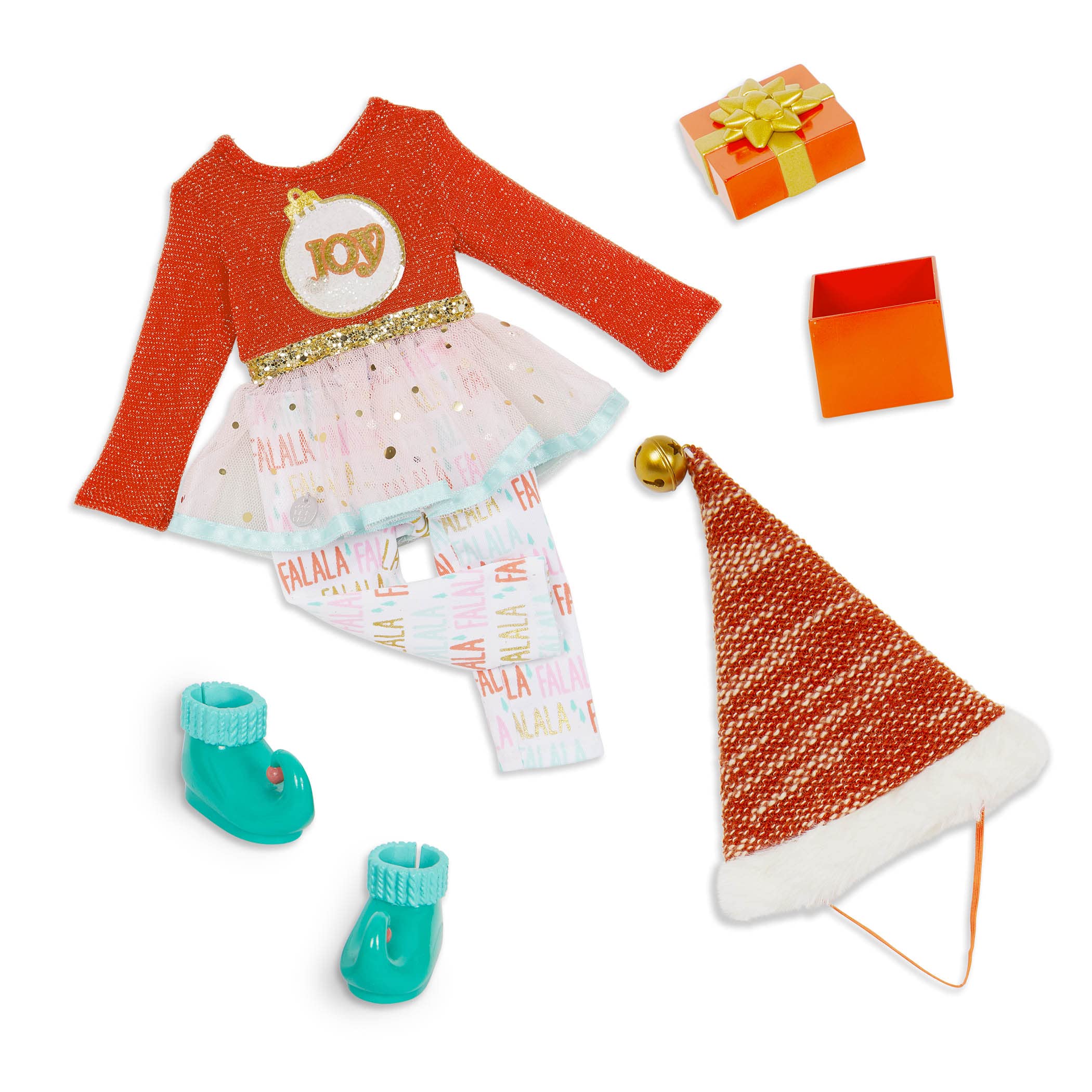 Doll Clothes Glitter Girls Merry & Bright Para Muñecas De 14 Pulgadas - Venta Internacional.