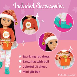 Foto 3 | Doll Clothes Glitter Girls Merry & Bright Para Muñecas De 14 Pulgadas - Venta Internacional.
