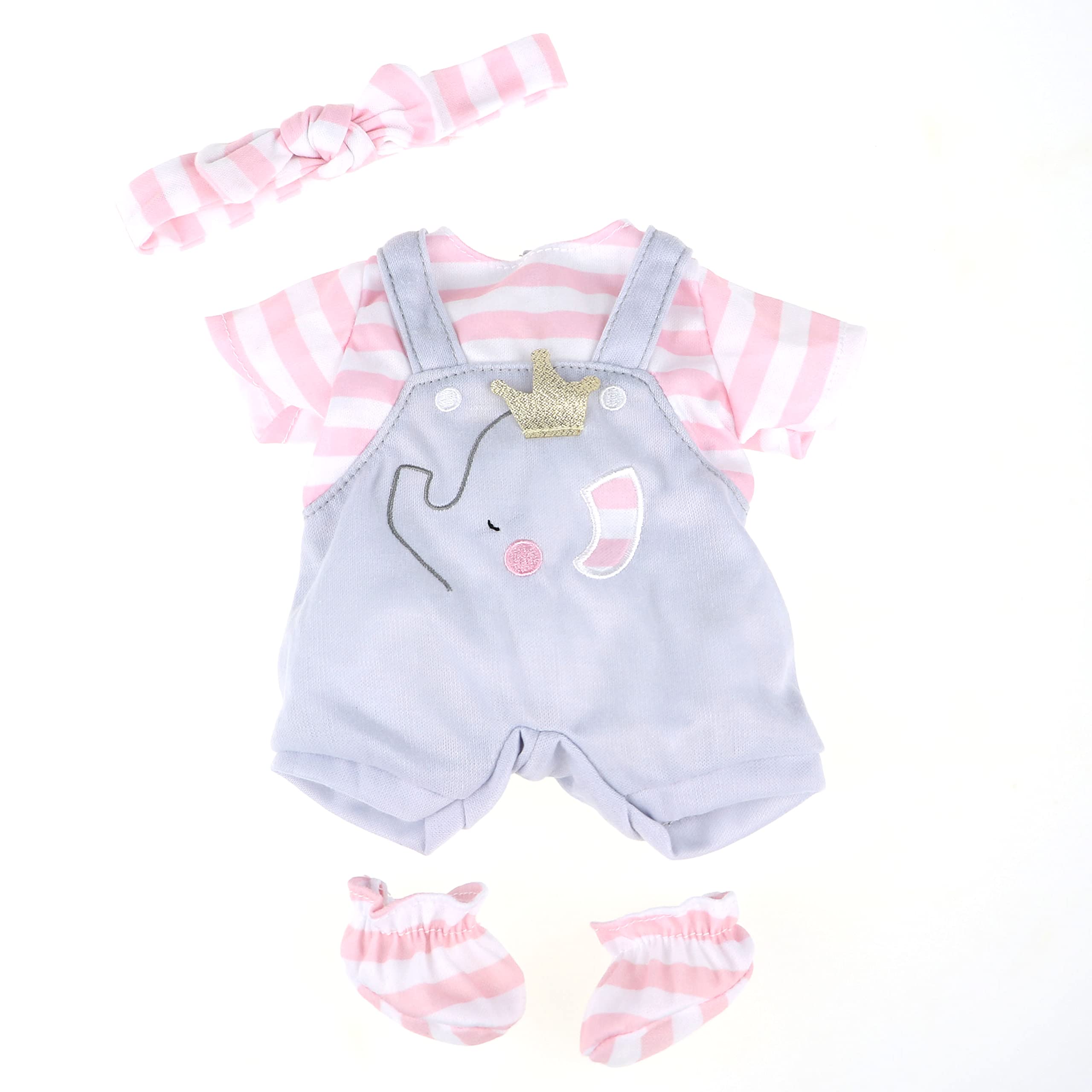 Traje De Muñeca Jc Toys Berenguer Boutique, Mono Gris - Venta Internacional.