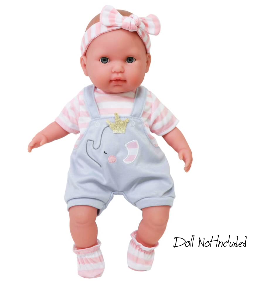 Foto 6 pulgar | Traje De Muñeca Jc Toys Berenguer Boutique, Mono Gris - Venta Internacional.