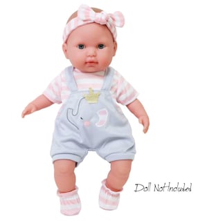Foto 5 | Traje De Muñeca Jc Toys Berenguer Boutique, Mono Gris - Venta Internacional.