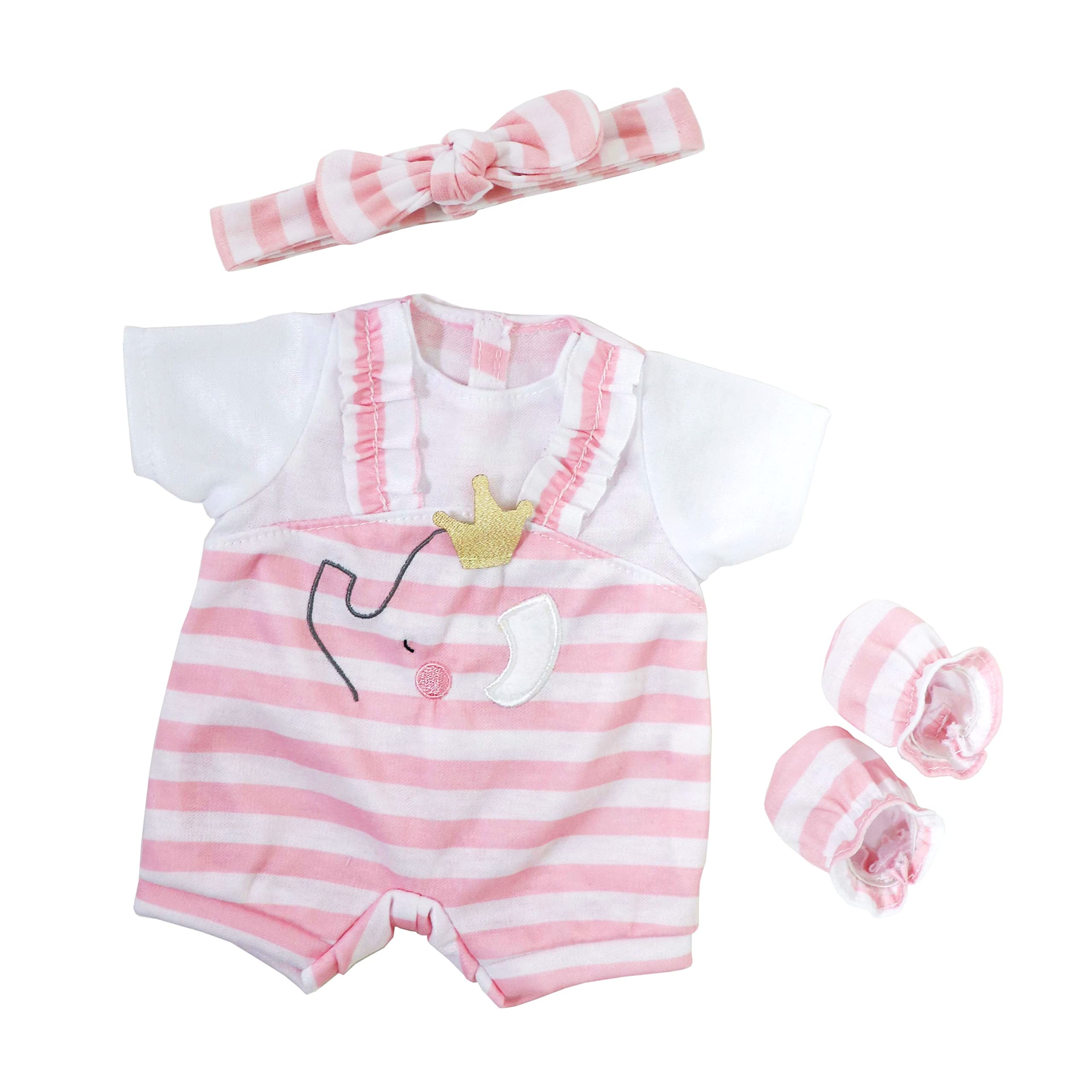 Disfraz De Muñeca Jc Toys Berenguer Boutique Con Rayas Rosas - Venta Internacional.