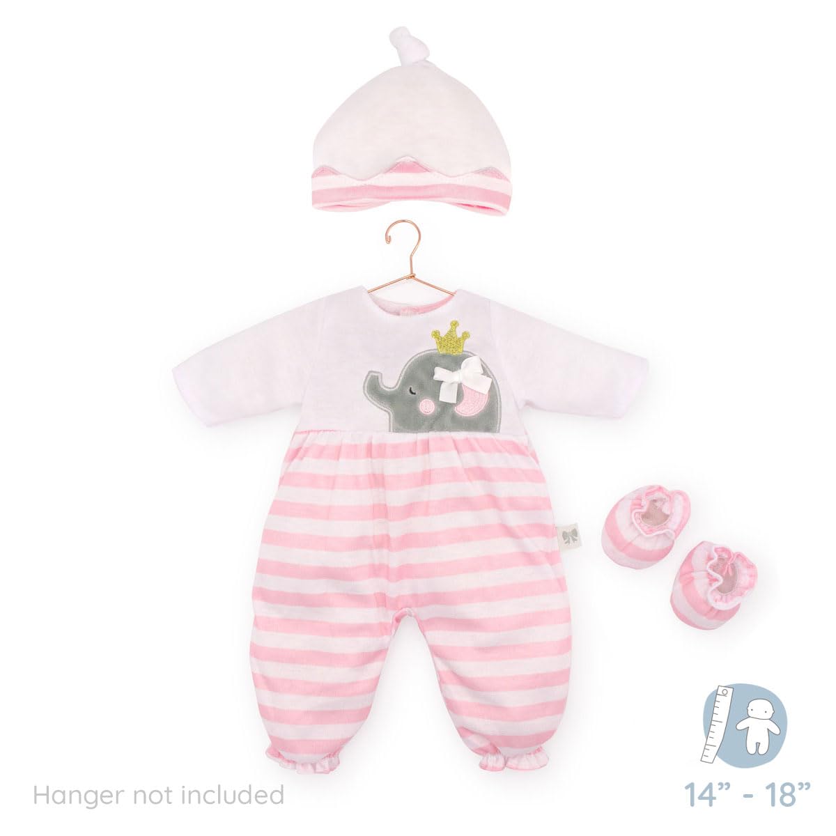 Foto 4 pulgar | Disfraz De Muñeca Jc Toys Berenguer Boutique A Rayas Rosas - Venta Internacional.