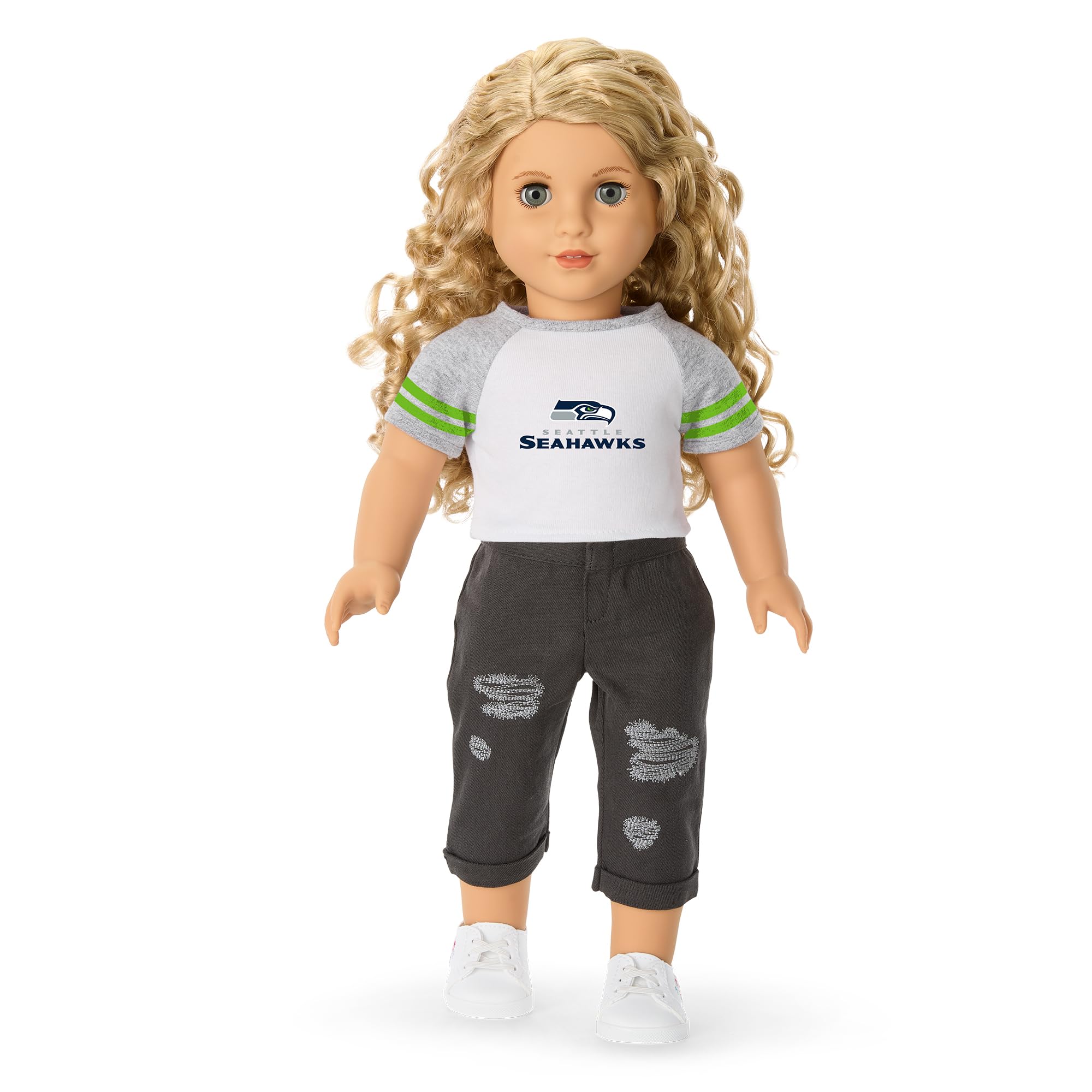 Foto 2 pulgar | Camiseta American Girl Para Fan De Los Seattle Seahawks, 18 Pulgadas - Venta Internacional.