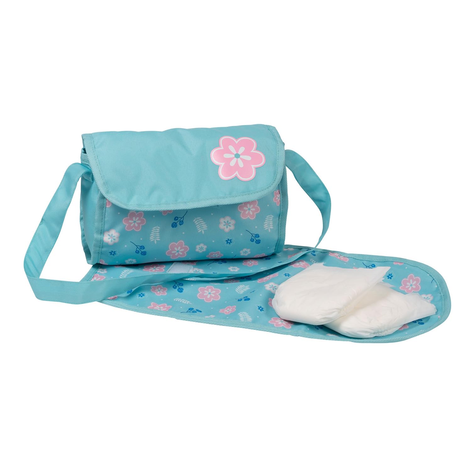 Bolsa De Pañales Adora Baby Doll Con Cambiador Y 2 Pañales Para Muñecas - Venta Internacional.