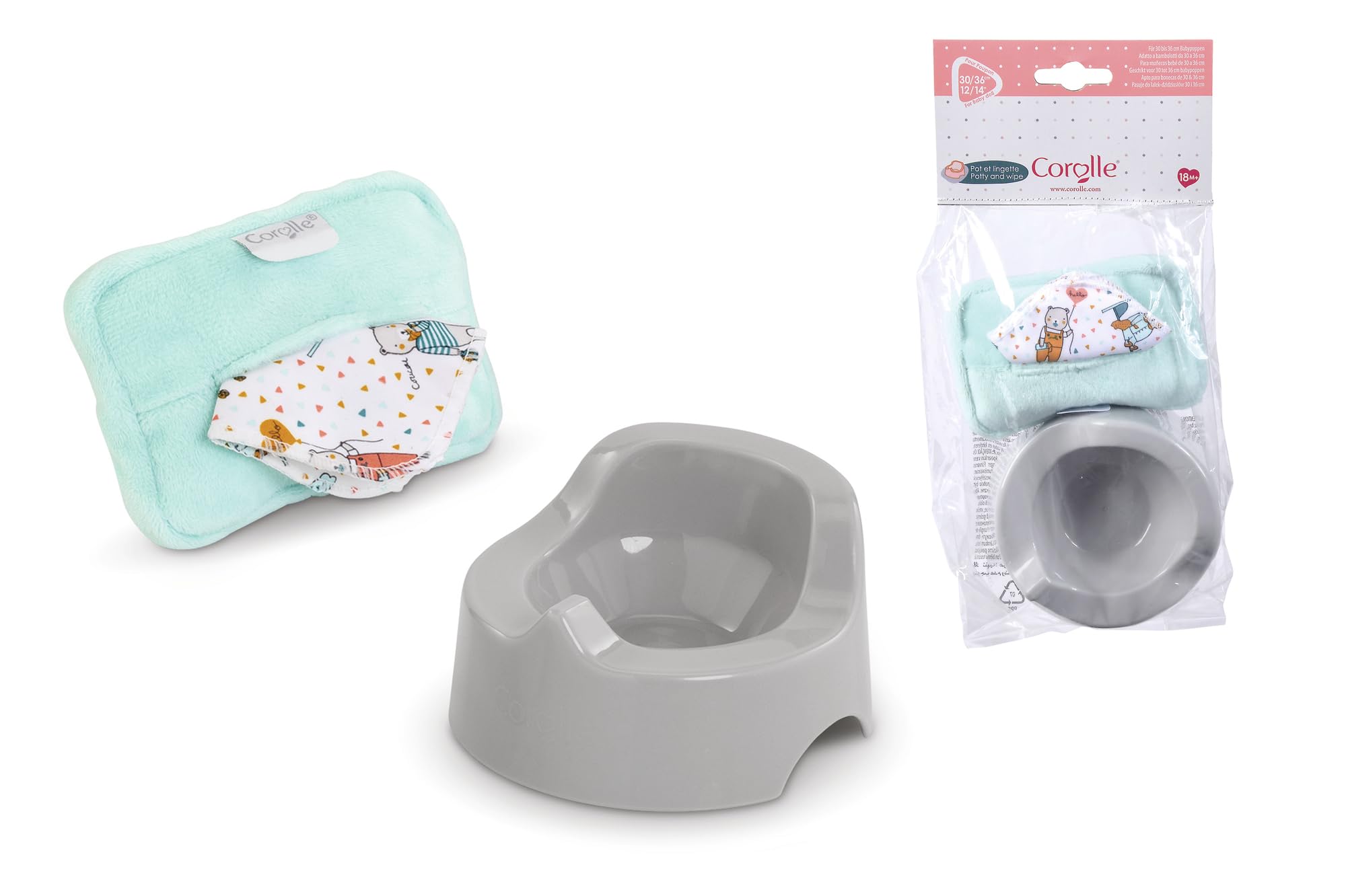 Foto 6 pulgar | Set De Accesorios Corolle Potty And Toallit Para Muñecas De 12 Pulgadas - Venta Internacional.