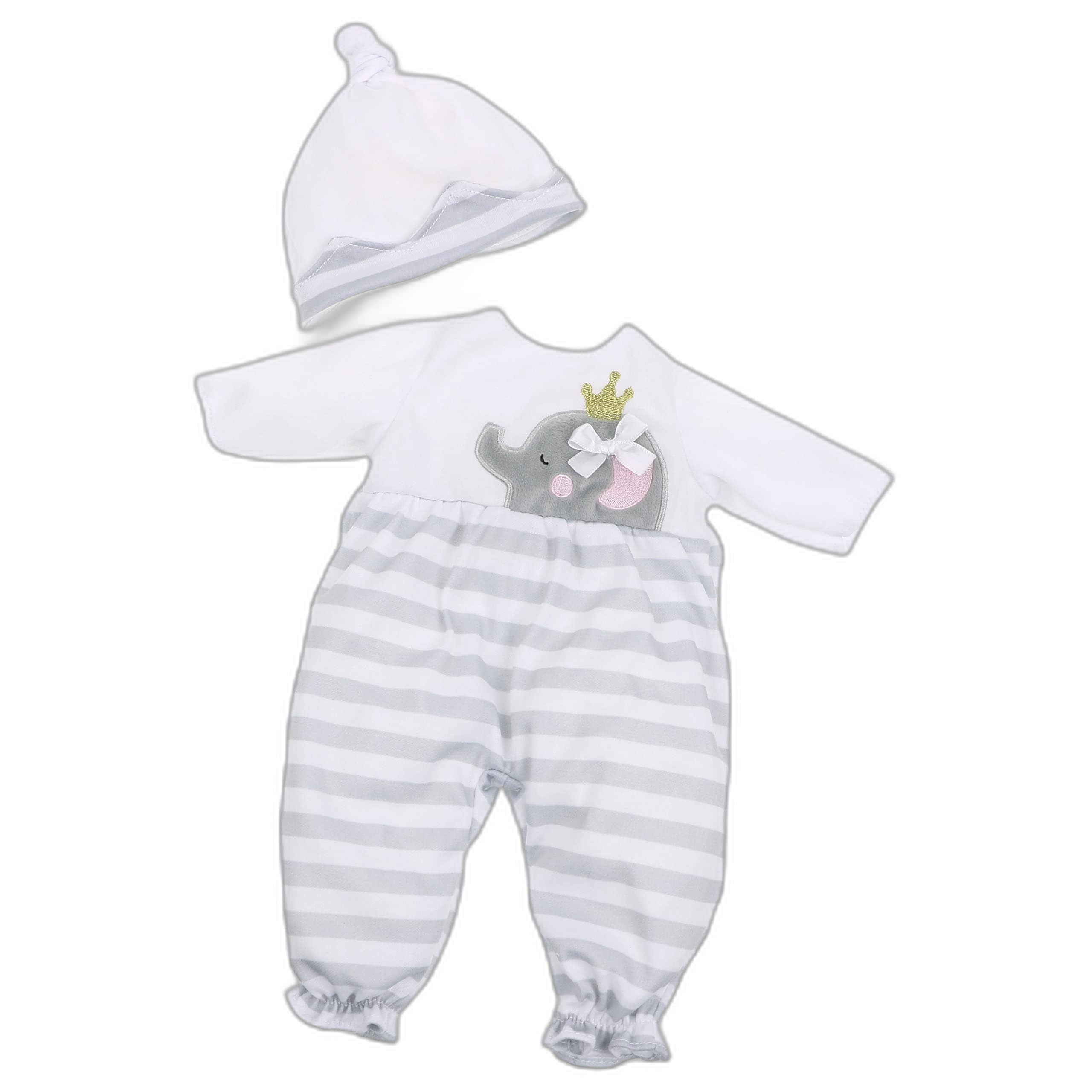 Disfraz De Muñeca Jc Toys Berenguer Boutique A Rayas Grises - Venta Internacional.