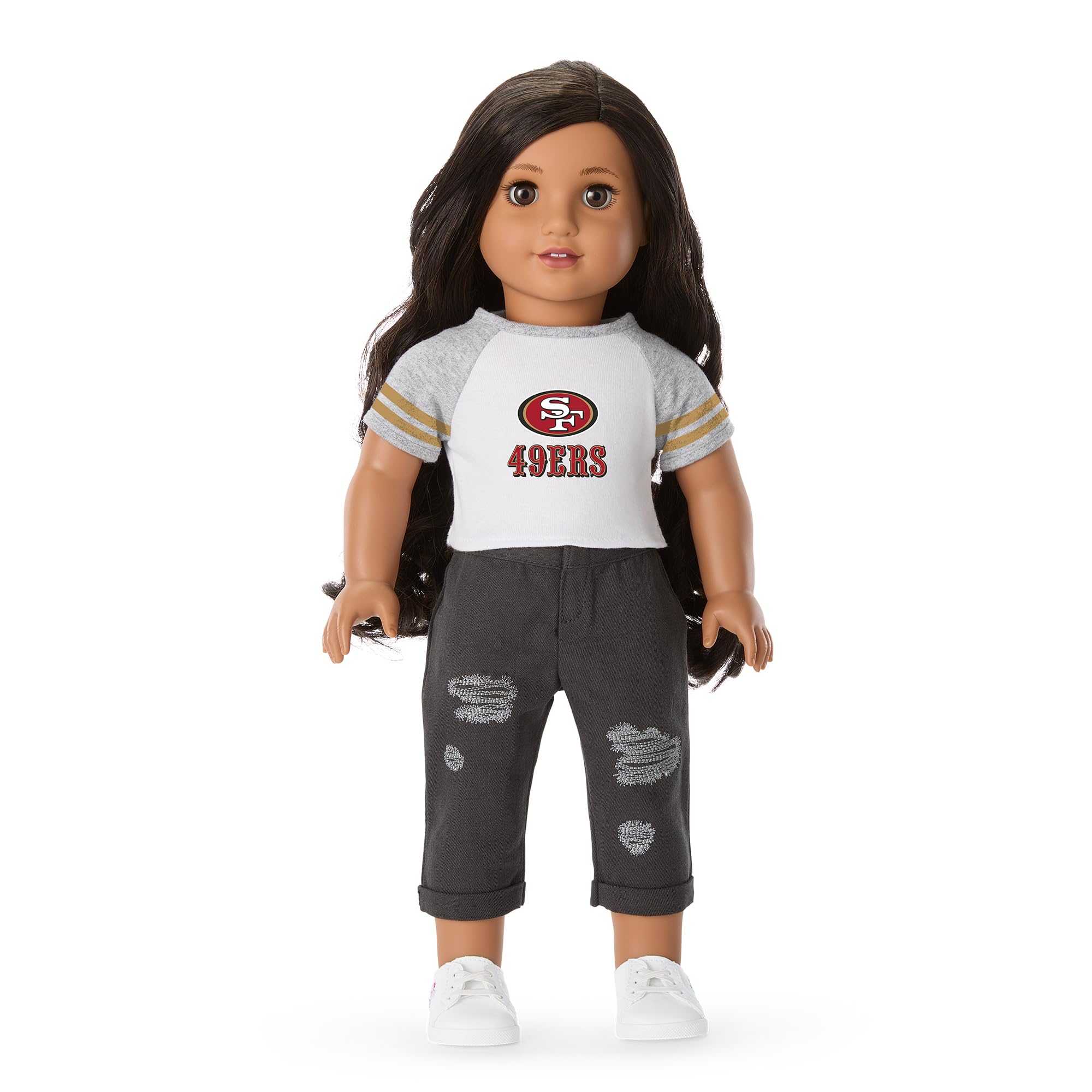 Foto 2 pulgar | Camiseta American Girl San Francisco 49ers Fan 45 Cm Para Mayores De 6 Años - Venta Internacional.