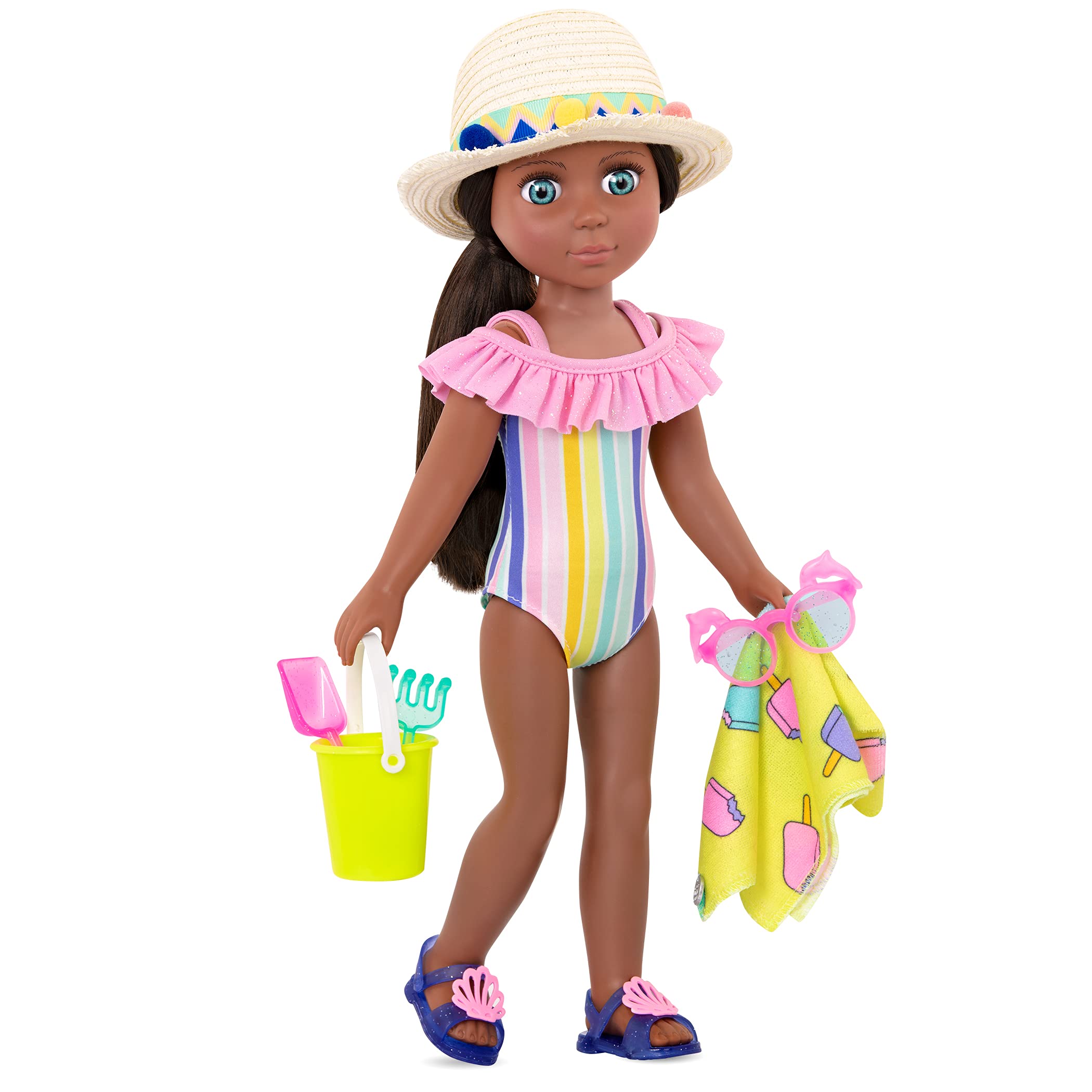 Foto 8 pulgar | Doll Clothes Glitter Girls Beach Day Rays Para Muñecas De 14 Pulgadas - Venta Internacional.