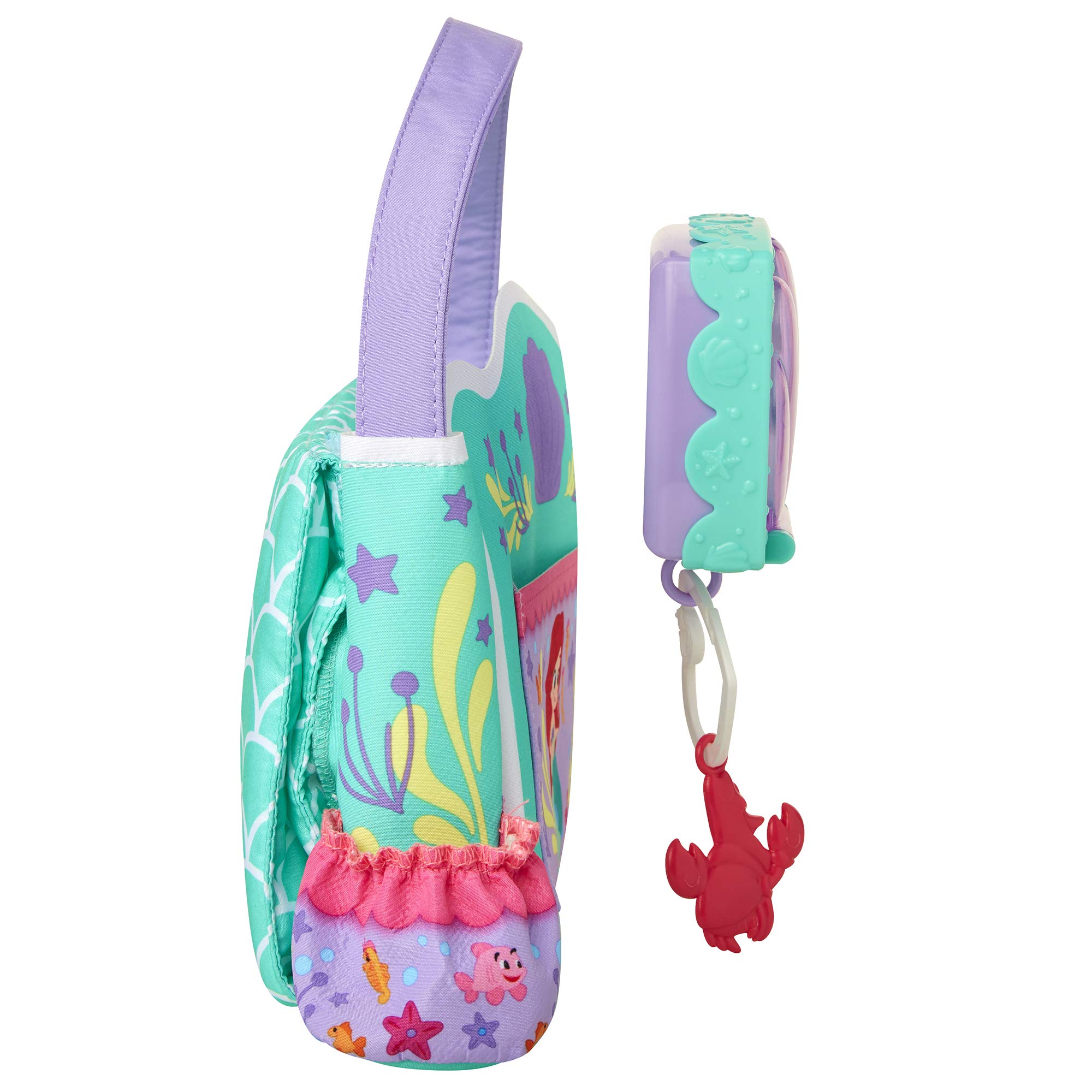 Foto 7 pulgar | Accesory Disney Nursery Baby Doll Ariel, Bolsa De Pañales Y Almohadilla - Venta Internacional.