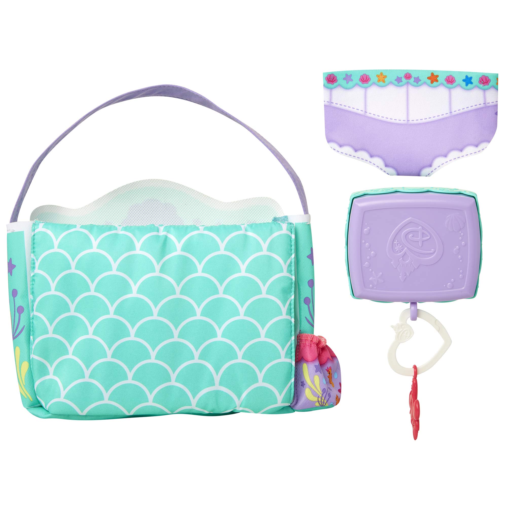 Foto 8 pulgar | Accesory Disney Nursery Baby Doll Ariel, Bolsa De Pañales Y Almohadilla - Venta Internacional.