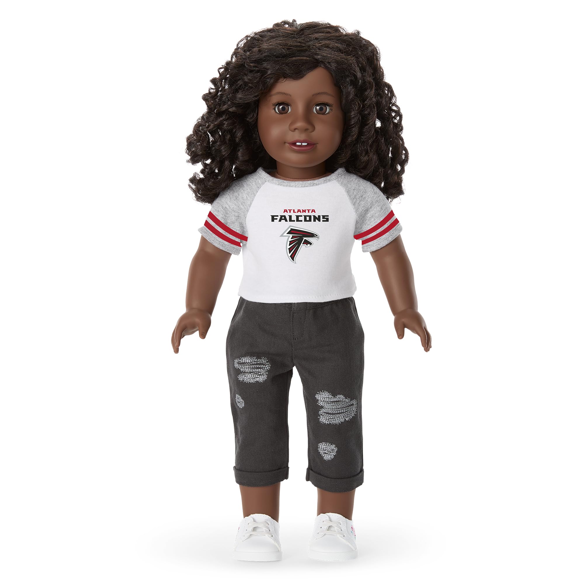 Foto 2 pulgar | Camiseta American Girl Atlanta Falcons Fan De 45 Cm Para Más De 6 Años - Venta Internacional.