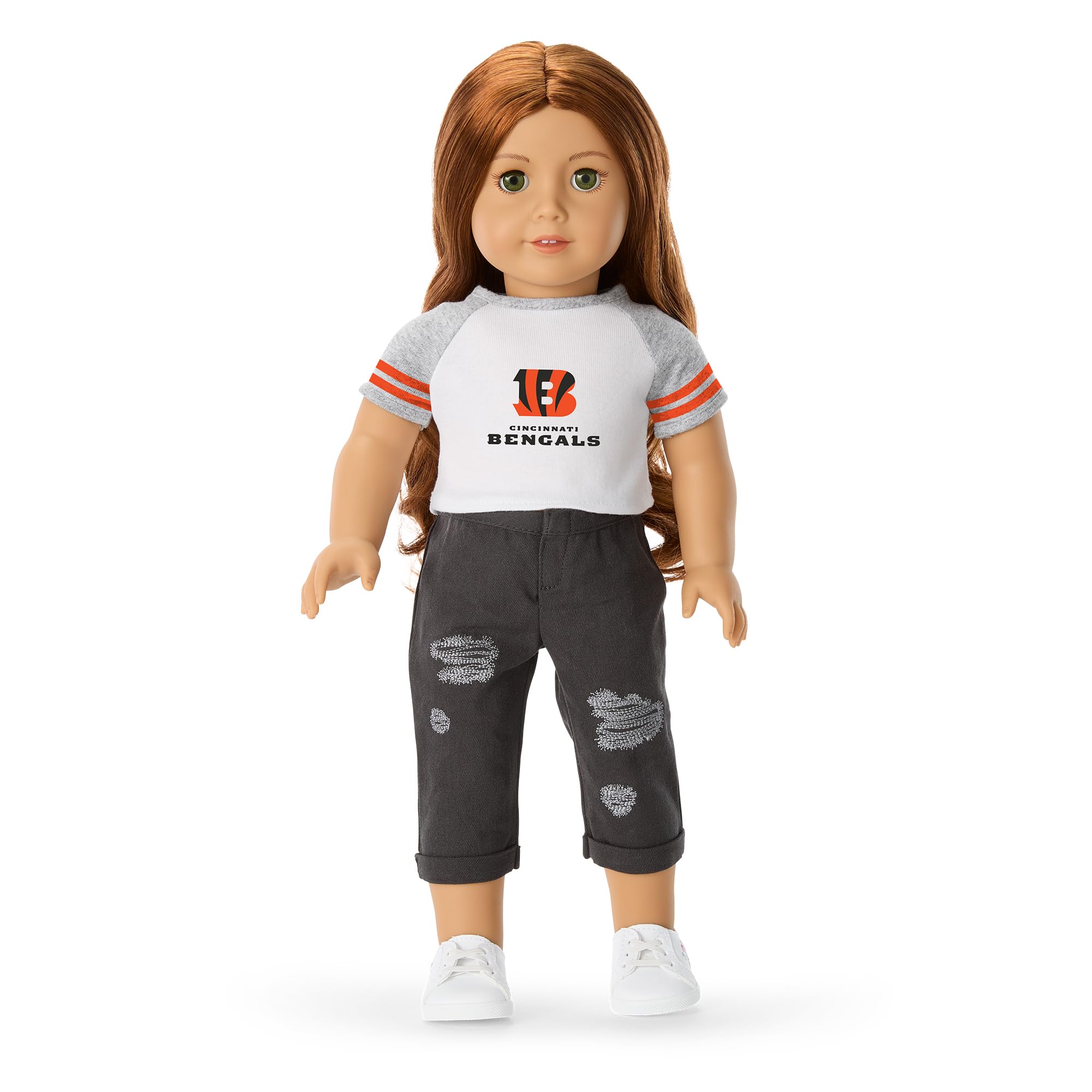 Foto 2 pulgar | Camiseta Clothing American Girl Para Fan De Los Cincinnati Bengals, 18 Pulgadas - Venta Internacional.