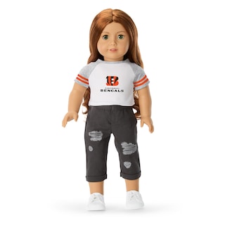 Foto 1 | Camiseta Clothing American Girl Para Fan De Los Cincinnati Bengals, 18 Pulgadas - Venta Internacional.