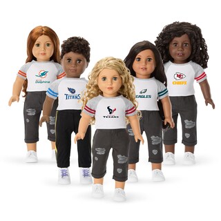 Foto 3 | Camiseta American Girl Houston Texans Fan De 45 Cm Para Niños Mayores De 6 Años - Venta Internacional.