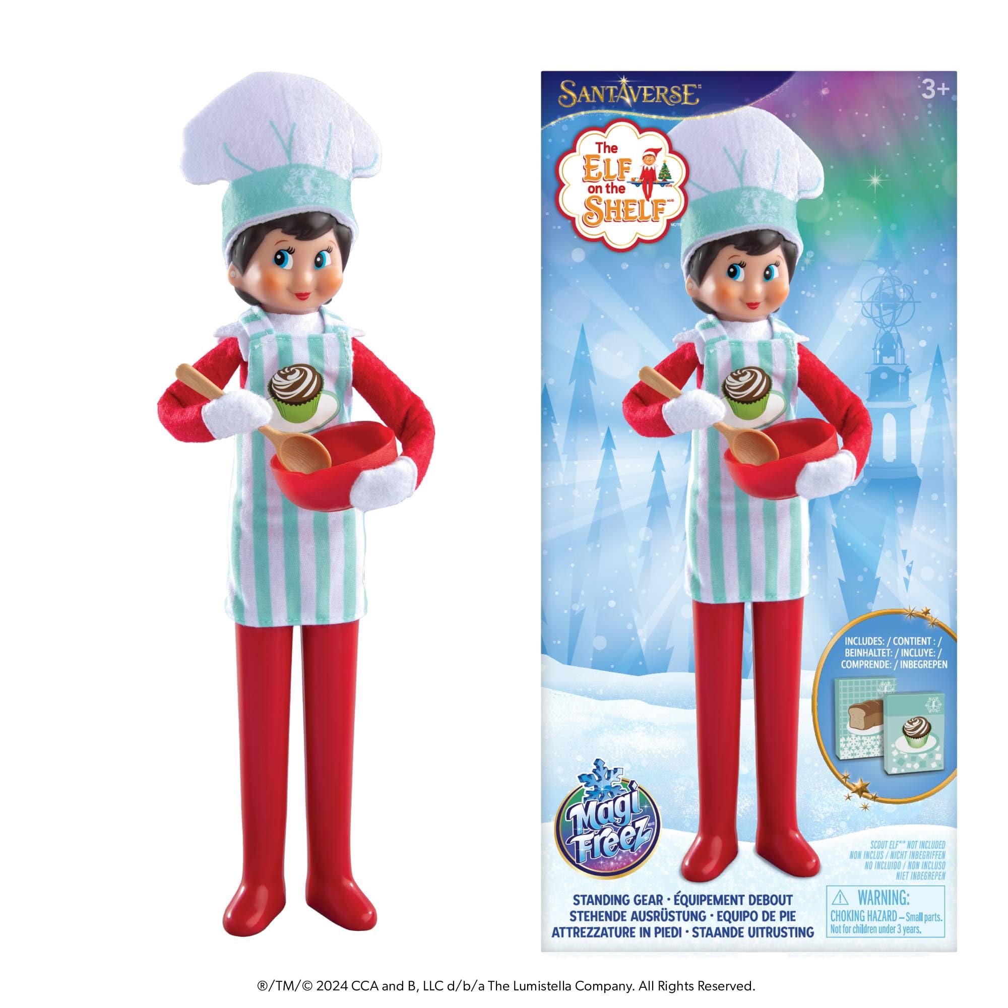 Set Navideño De Chef The Elf On The Shelf Magifreez Para Scout Elf - Venta Internacional.