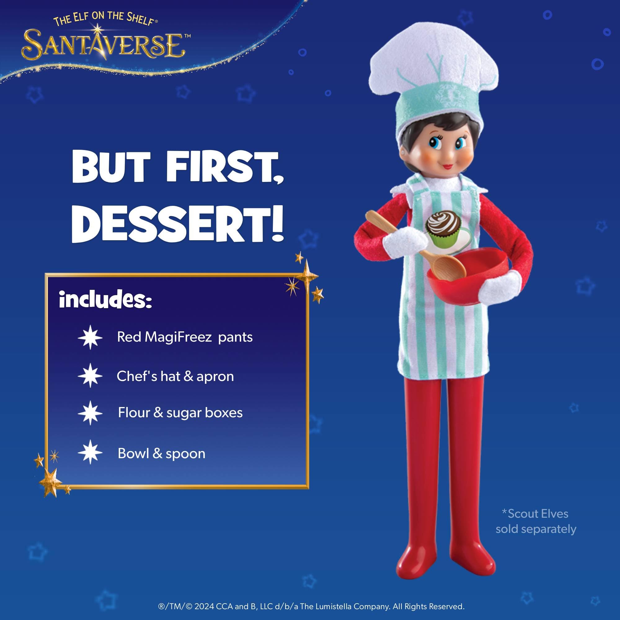 Foto 3 pulgar | Set Navideño De Chef The Elf On The Shelf Magifreez Para Scout Elf - Venta Internacional.