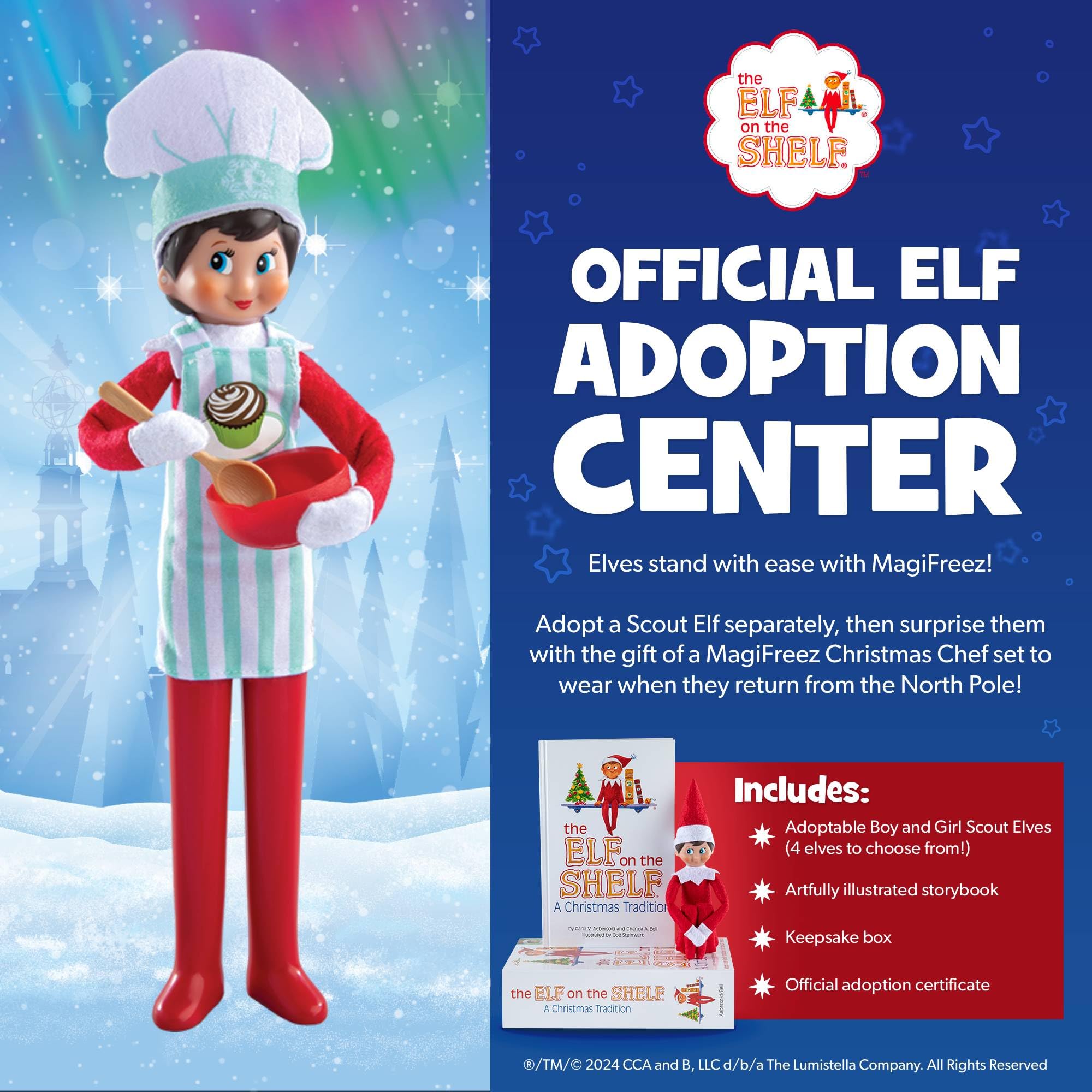 Foto 5 | Set Navideño De Chef The Elf On The Shelf Magifreez Para Scout Elf - Venta Internacional.