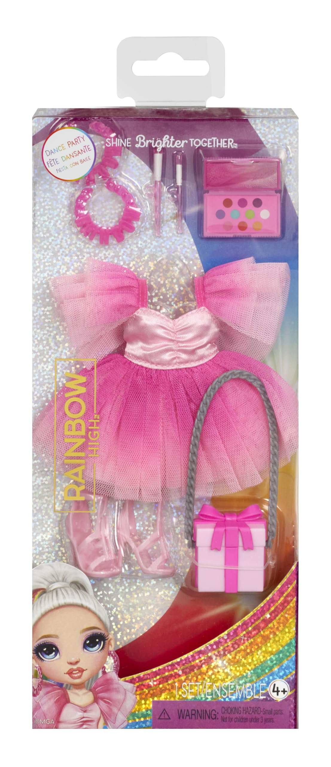 Foto 3 pulgar | Paquete De Moda Rainbow High Dance Party Con Atuendo Y Accesorios - Venta Internacional.