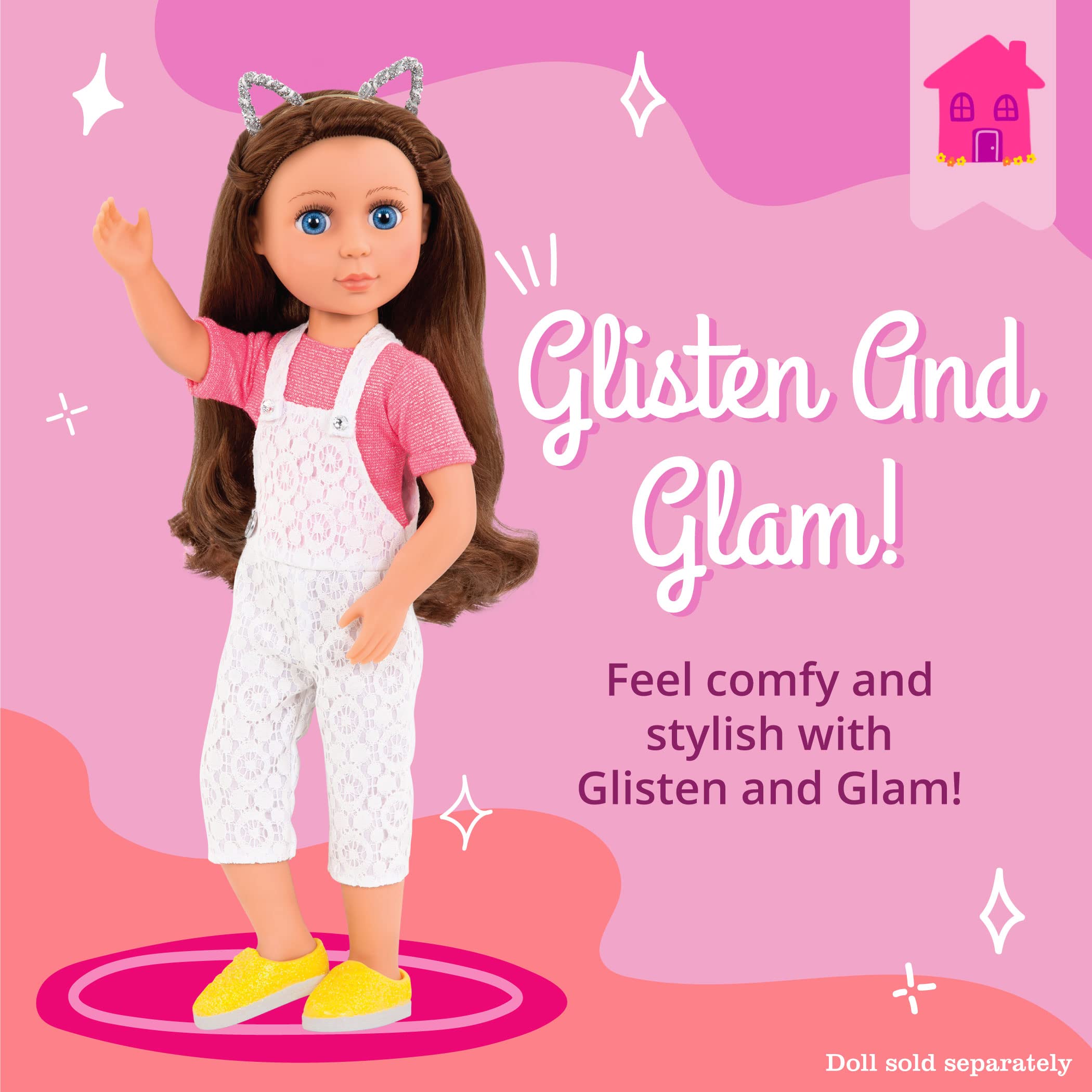 Foto 3 pulgar | Ropa Para Muñecas Glitter Girls Glisten & Glam De 14 Pulgadas Con Parte Superior (1) - Venta Internacional.