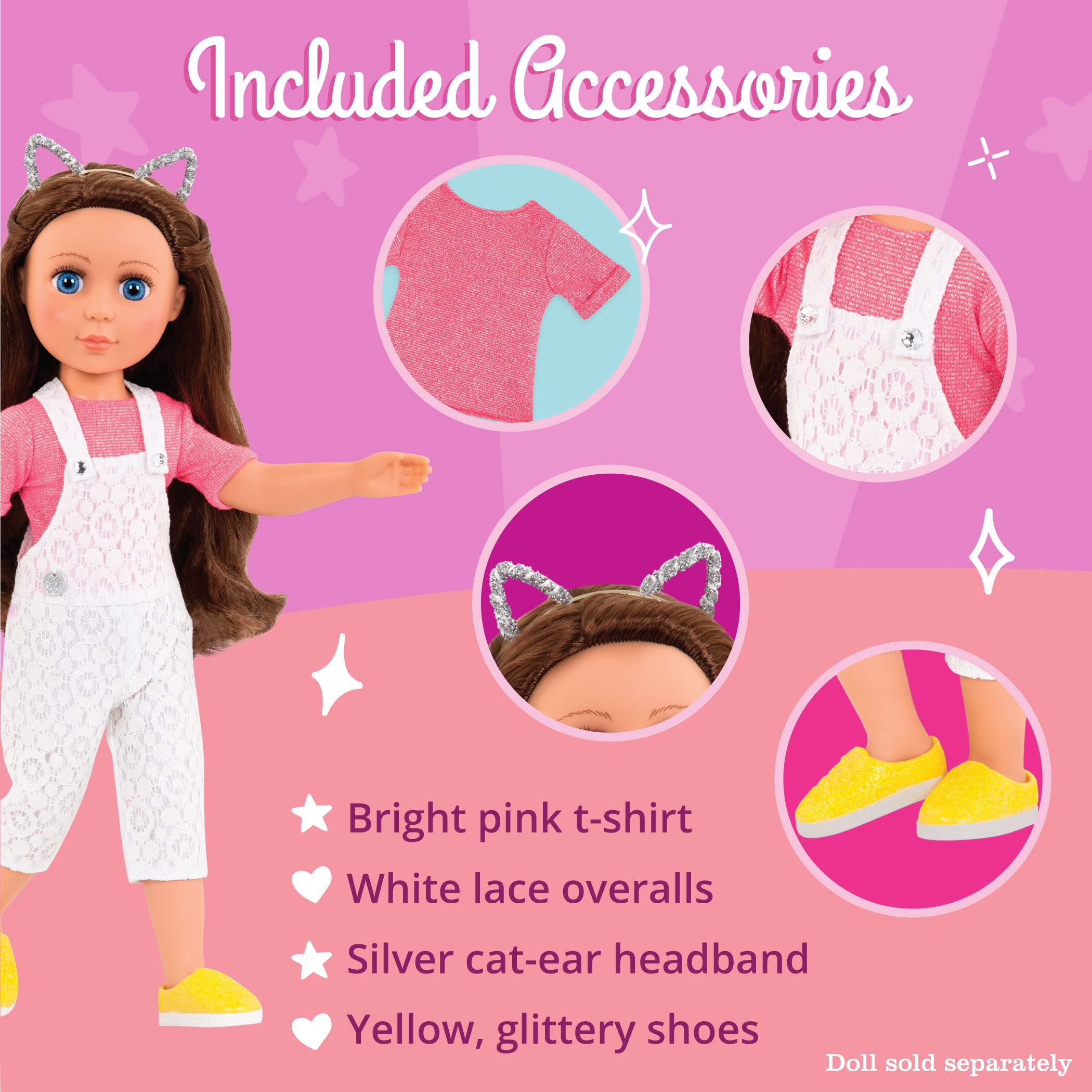 Foto 4 pulgar | Ropa Para Muñecas Glitter Girls Glisten & Glam De 14 Pulgadas Con Parte Superior (1) - Venta Internacional.