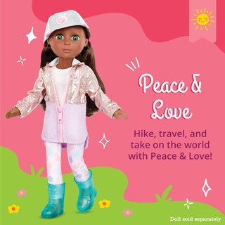 Foto 2 | Chamarra Brillante Para Niñas Doll Clothes, Muñeca De 14 Pulgadas - Venta Internacional.