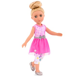 Foto 7 | Vestido Y Leggings Con Purpurina Para Niñas Stay Sparkly Para Muñecas - Venta Internacional.