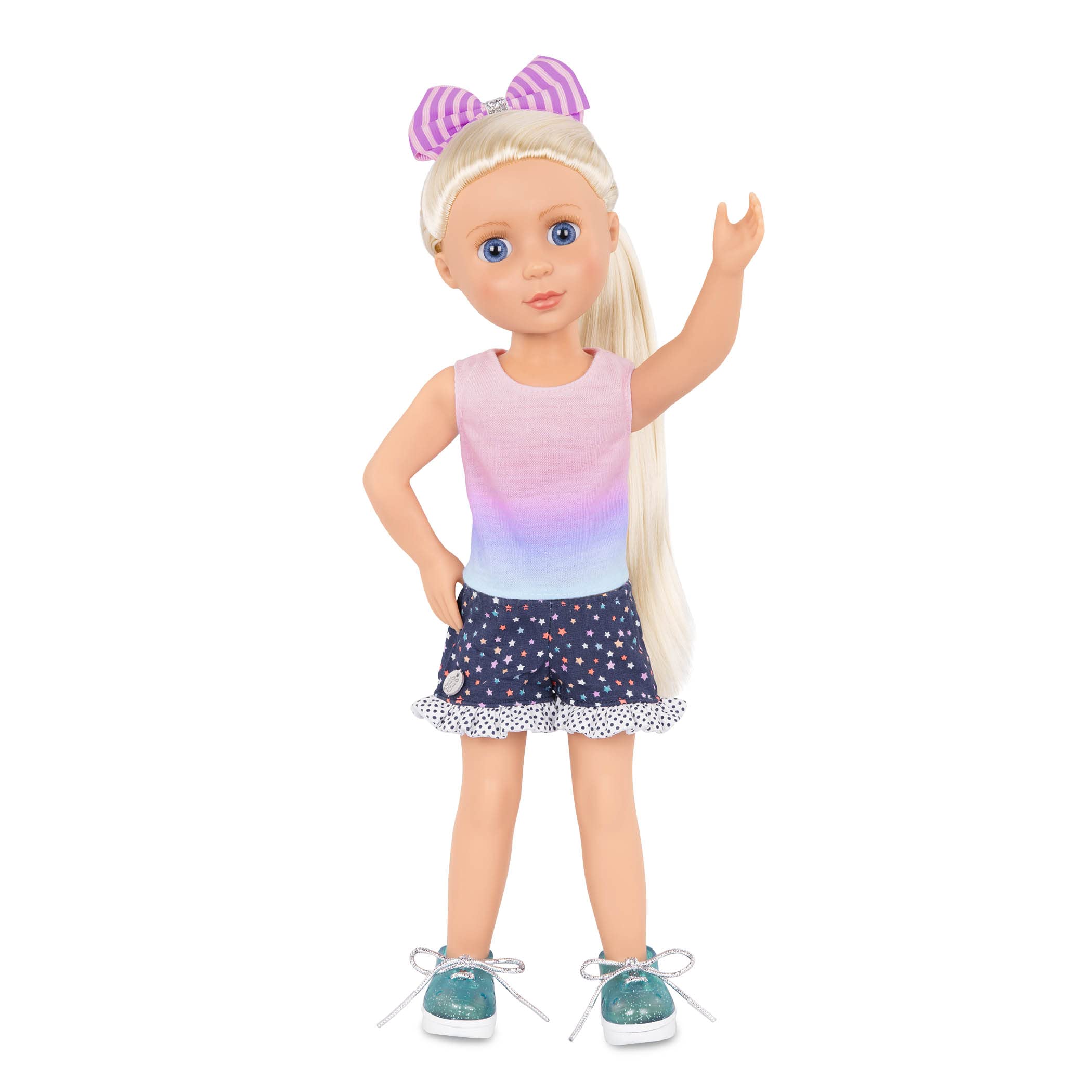 Foto 7 | Ropa para Muñecas Glitter Girls Diseño Estrellado 4 piezas - Venta Internacional