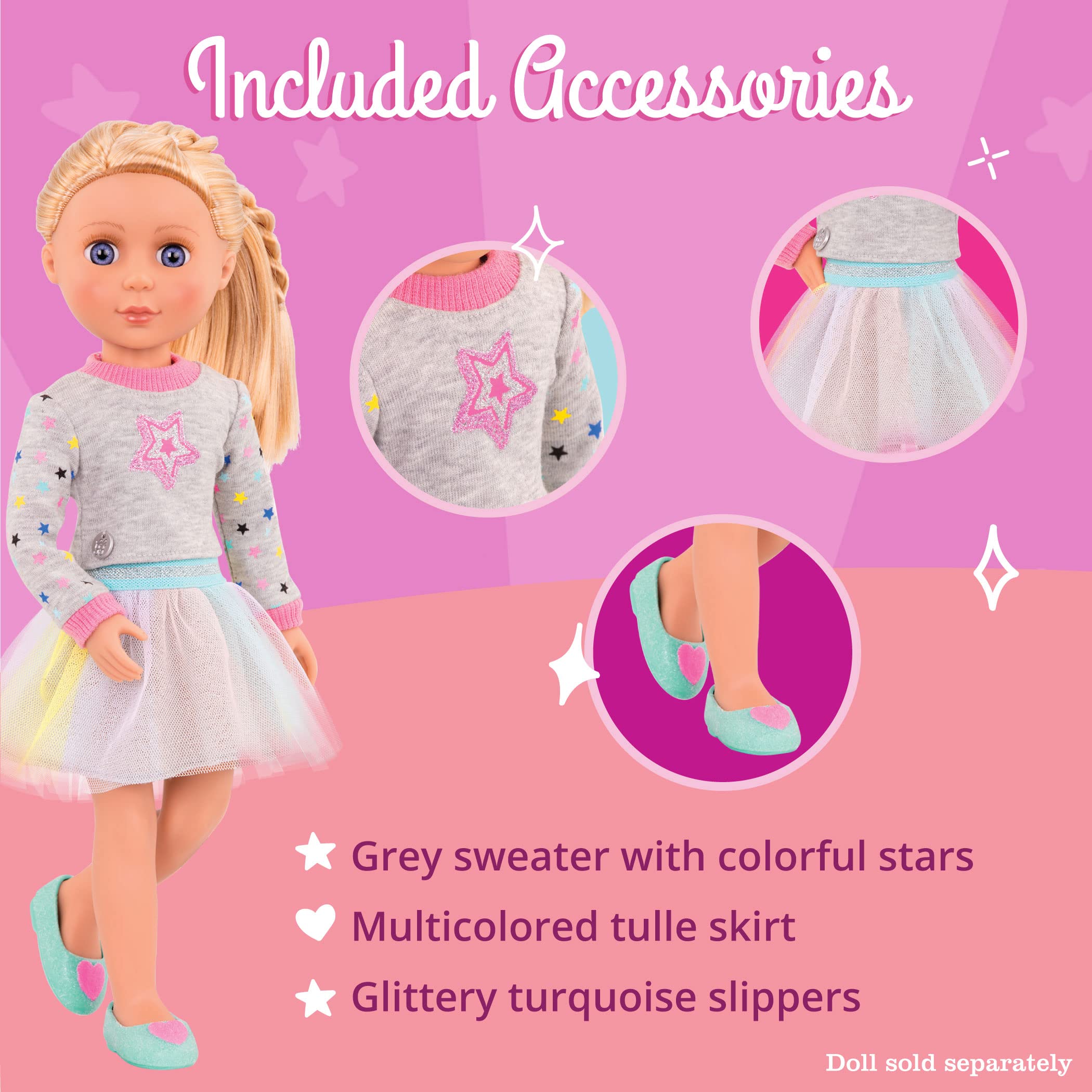 Foto 3 | Ropa para Muñecas Glitter Girls - Venta Internacional