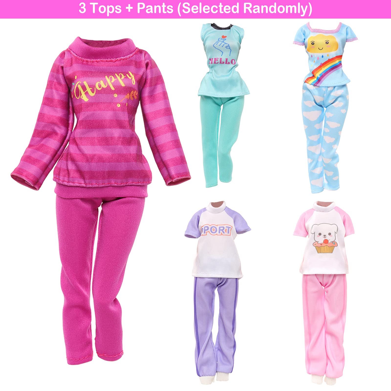 Foto 3 pulgar | Set De Ropa Y Accesorios Para Muñecas De 40 Piezas Para Muñecas De 11.5 Pulgadas - Venta Internacional.