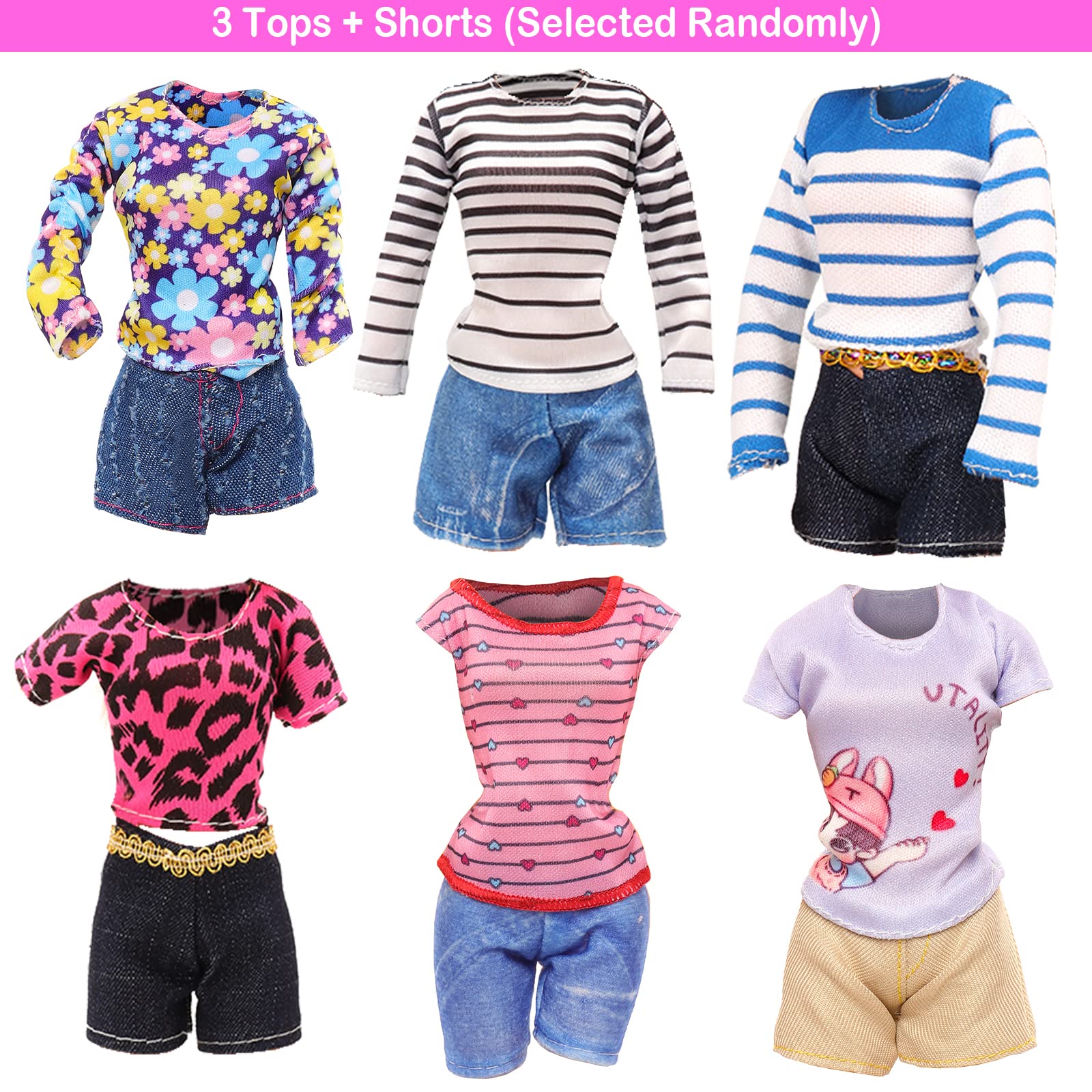 Foto 5 pulgar | Set De Ropa Y Accesorios Para Muñecas De 40 Piezas Para Muñecas De 11.5 Pulgadas - Venta Internacional.