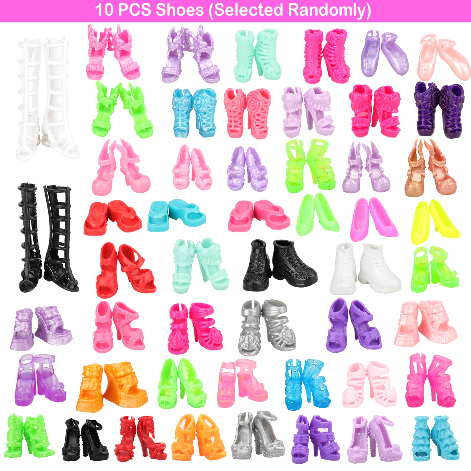 Foto 6 pulgar | Set De Ropa Y Accesorios Para Muñecas De 40 Piezas Para Muñecas De 11.5 Pulgadas - Venta Internacional.