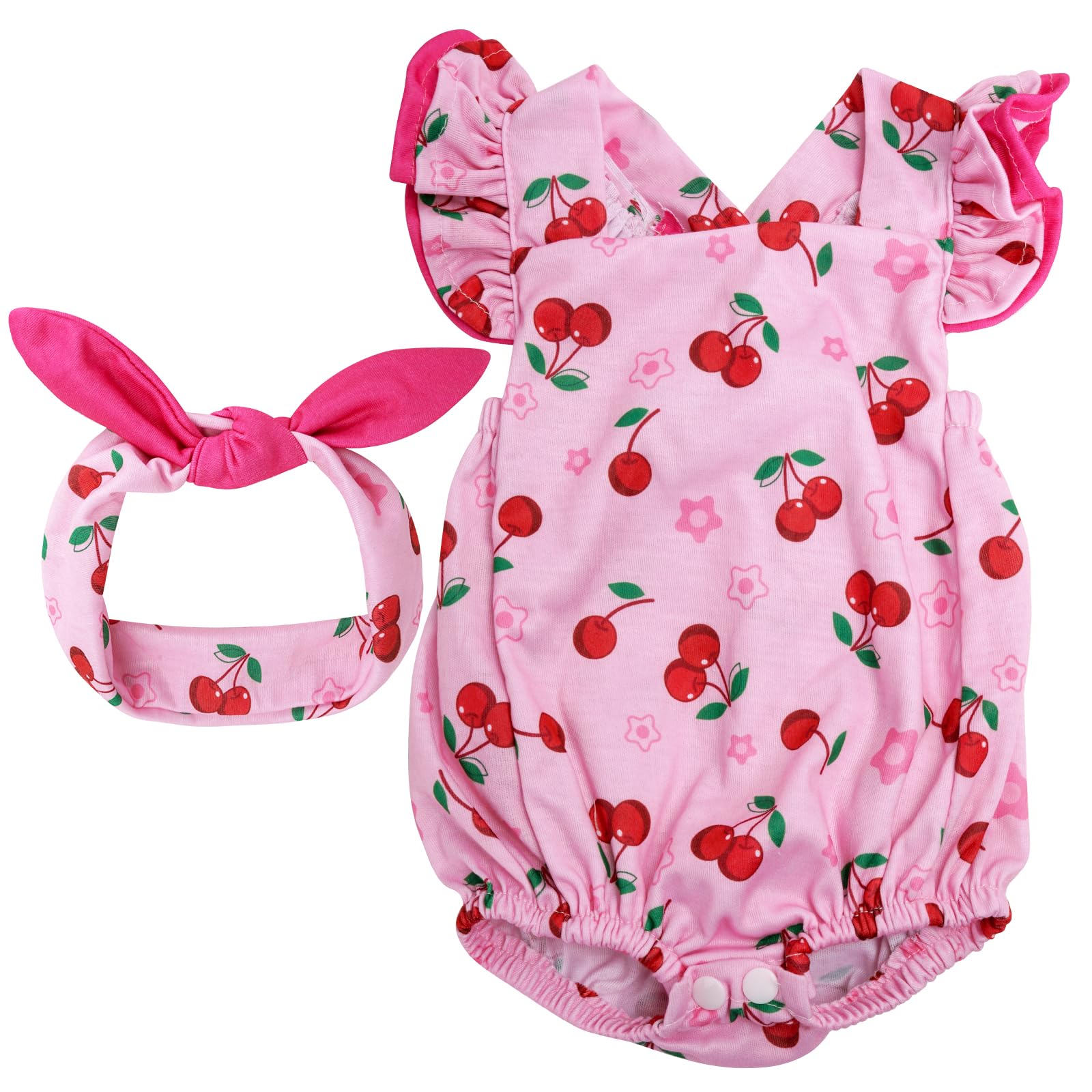 Foto 1 | Set de Ropa para Muñeca Reborn Baby Doll con Diadema - Venta Internacional