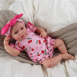 Foto 6 | Set de Ropa para Muñeca Reborn Baby Doll con Diadema - Venta Internacional