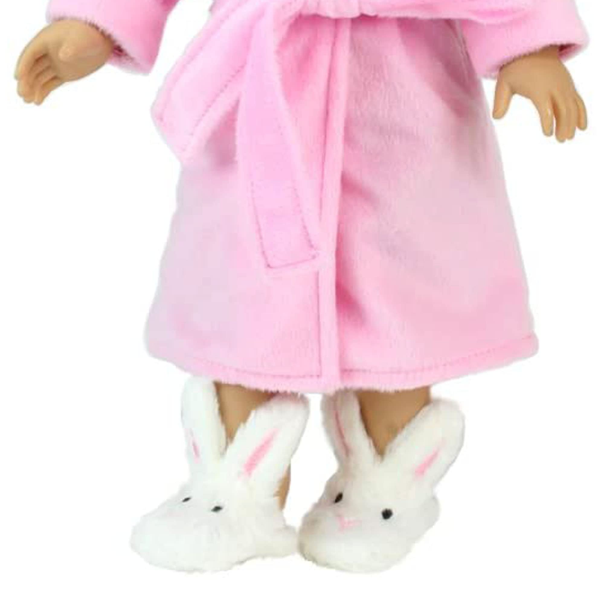 Foto 3 pulgar | Zapatillas Doll Bunny Slipper, Color Blanco, Para 18 Muñecas - Venta Internacional.