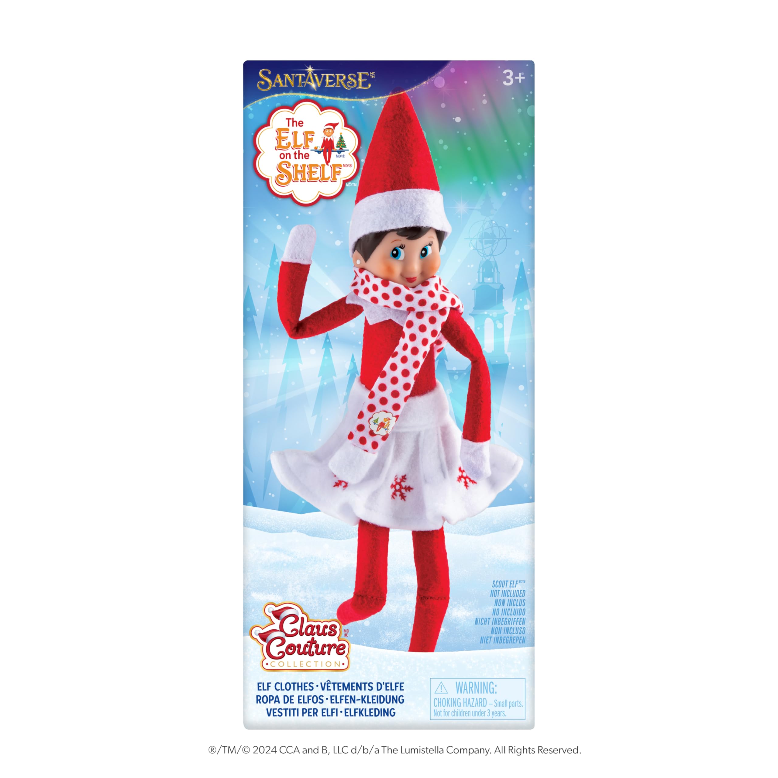 Foto 2 pulgar | Conjunto De Ropa The Elf On The Shelf Claus Couture Snowflake - Venta Internacional.