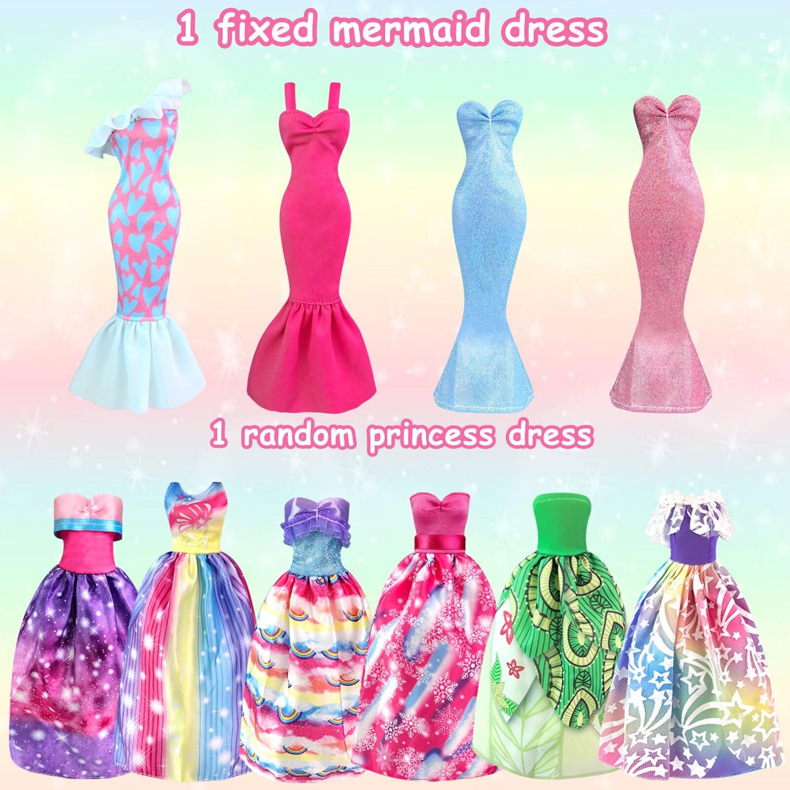 Foto 3 | Juego De Ropa Y Accesorios Para Muñecas De 82 Piezas Para Muñecas De 11.5 Pulgadas - Venta Internacional.
