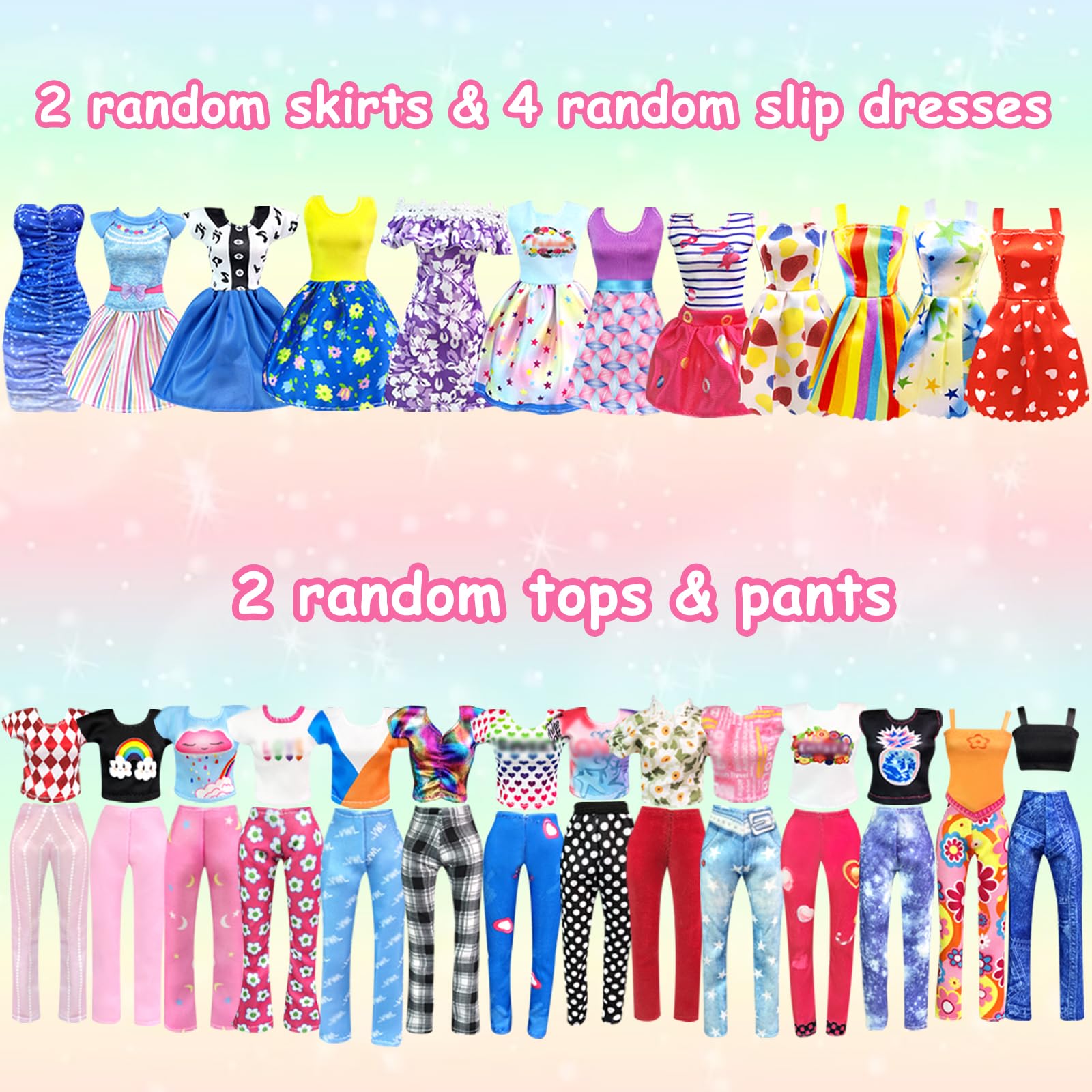 Foto 5 pulgar | Juego De Ropa Y Accesorios Para Muñecas De 82 Piezas Para Muñecas De 11.5 Pulgadas - Venta Internacional.