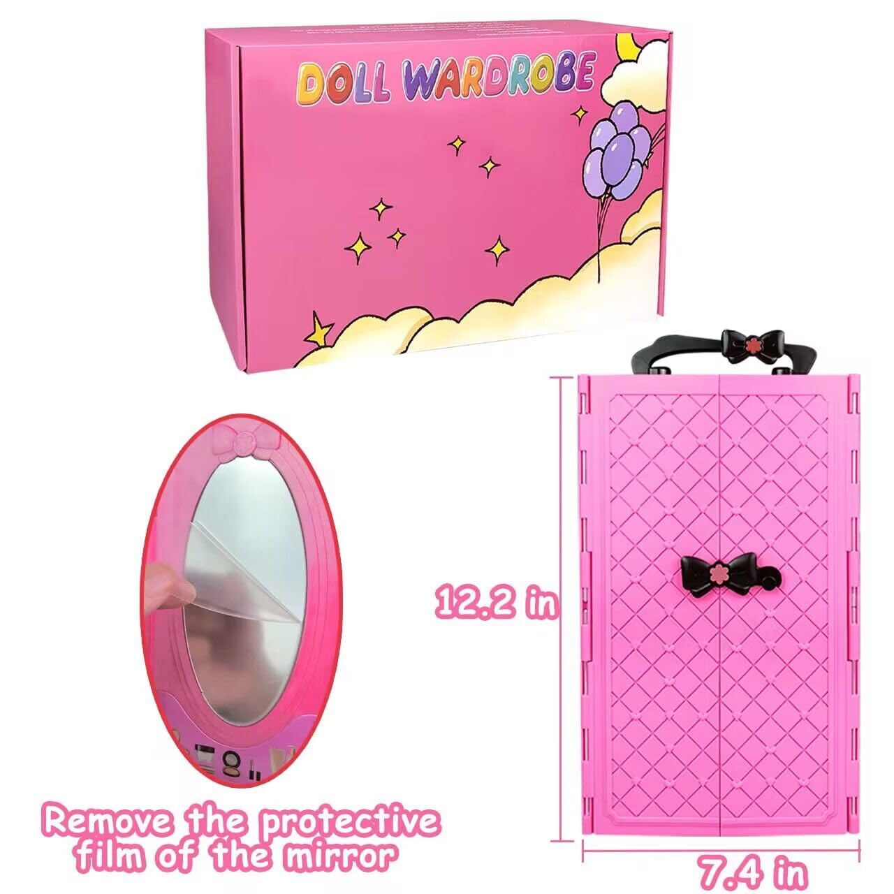 Foto 6 pulgar | Juego De Ropa Y Accesorios Para Muñecas De 82 Piezas Para Muñecas De 11.5 Pulgadas - Venta Internacional.