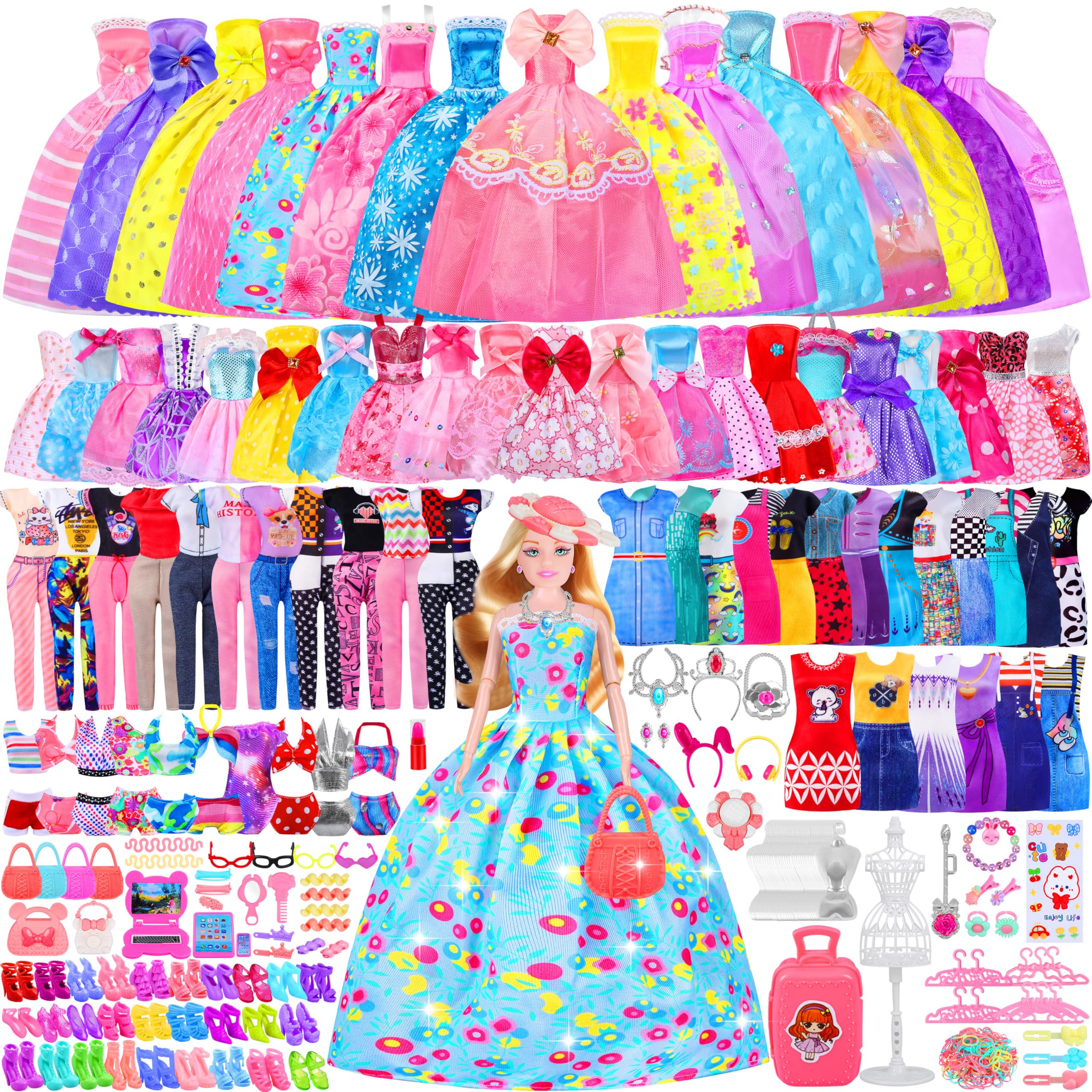 Foto 2 pulgar | Ropa y Accesorios para Muñecas Minifun con Muñeca 342 Piezas - Venta Internacional