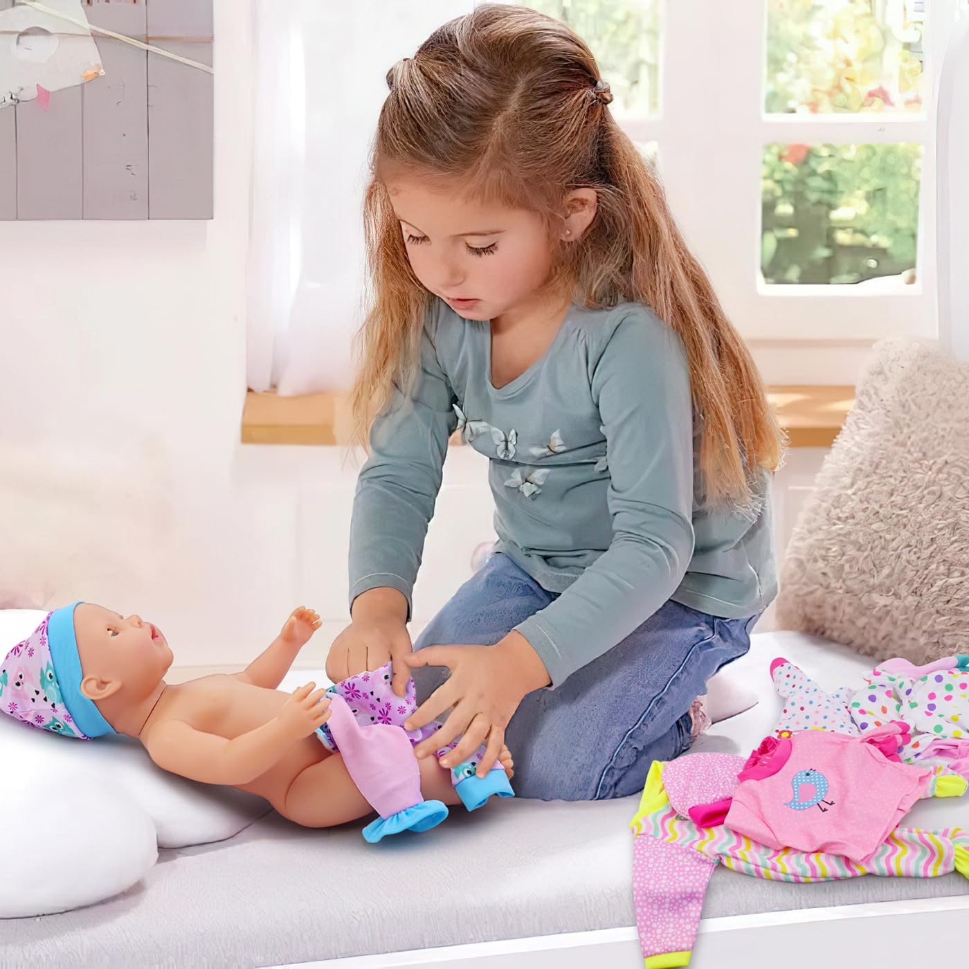 Foto 7 | Set de Ropa Unicorn Element para Muñeca-Venta Internacional