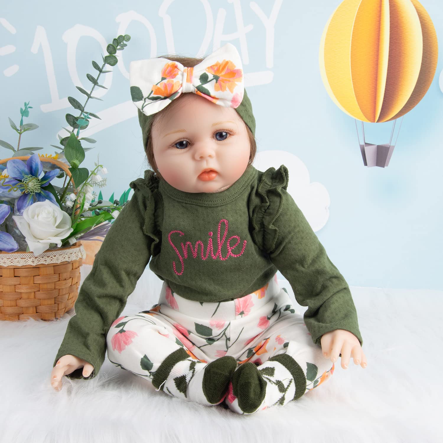Foto 5 pulgar | Set de Ropa para Muñecas Reborn Baby Girl de 22 a 24 Pulgadas 4 Piezas - Venta Internacional