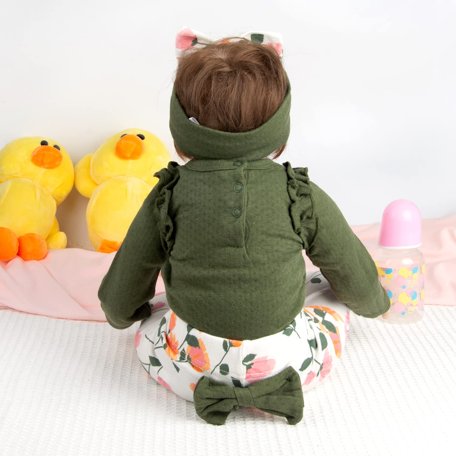 Foto 6 pulgar | Set de Ropa para Muñecas Reborn Baby Girl de 22 a 24 Pulgadas 4 Piezas - Venta Internacional