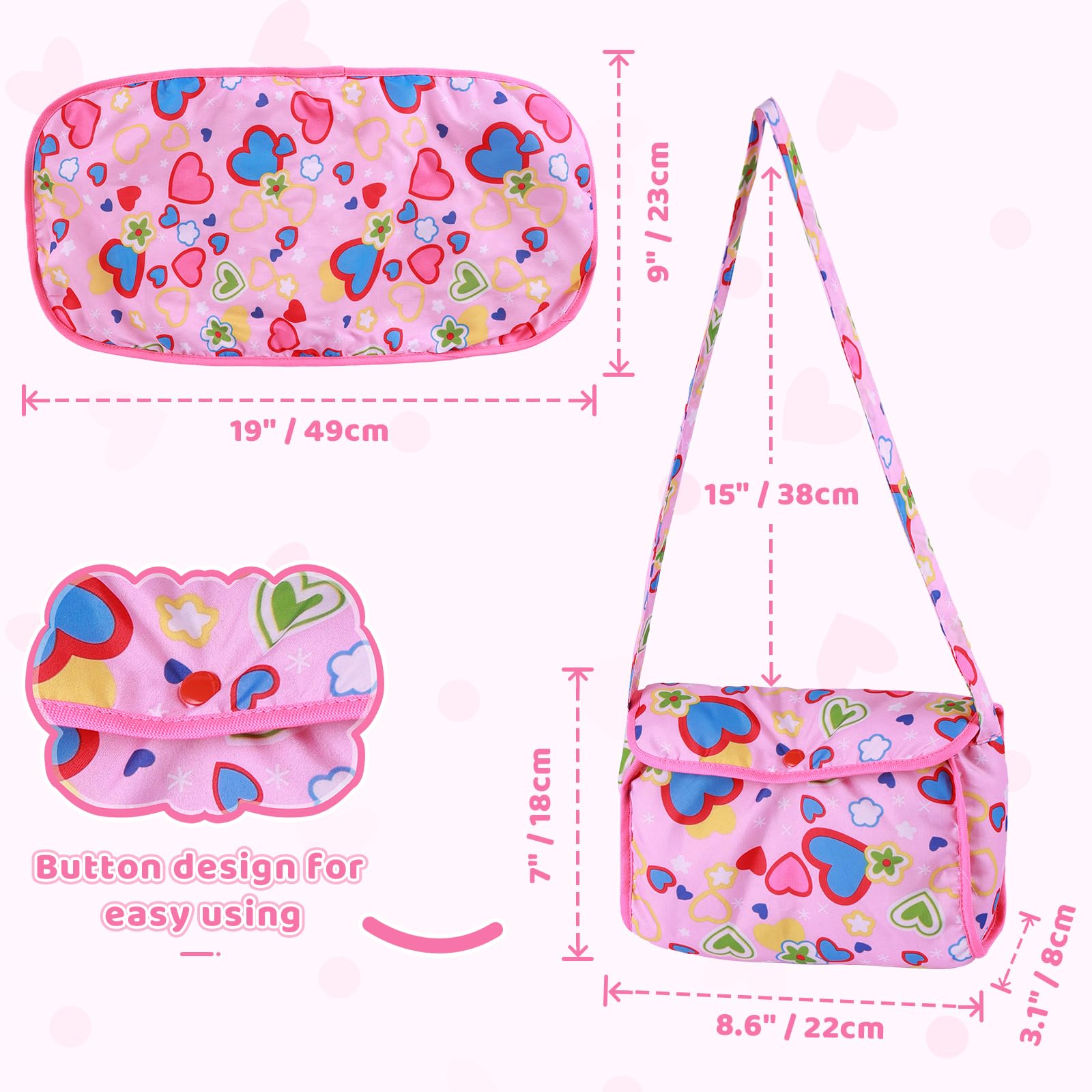 Foto 3 pulgar | Set de Ropa y Juego para Muñecas Reborn Babeside Rosa 11 Piezas - Venta Internacional