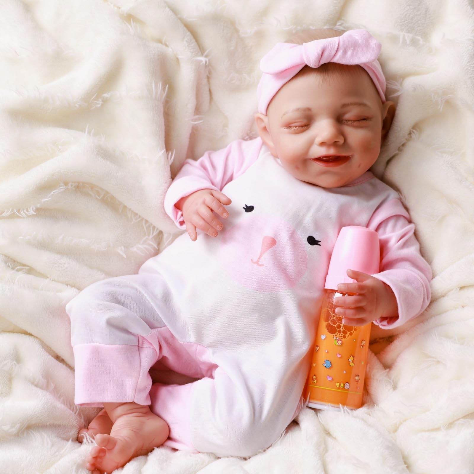 Foto 7 | Set de Ropa y Juego para Muñecas Reborn Babeside Rosa 11 Piezas - Venta Internacional