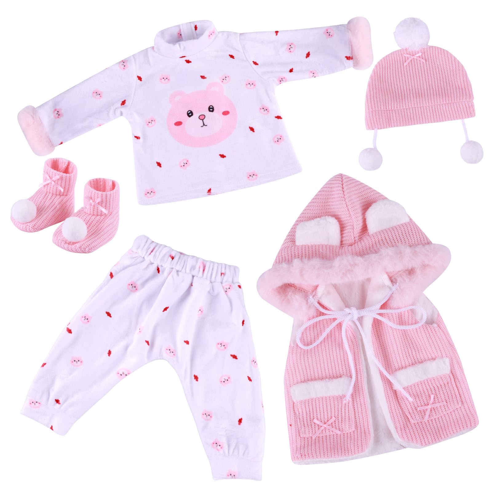 Foto 2 pulgar | Set de Ropa Para Muñecas Reborn Babeside para Muñecas De 43 A 56 Cm - Venta Internacional