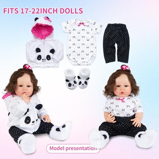 Foto 4 | Set de Ropa Pedolltree Reborn Baby Girl Doll con Accesorios - Venta Internacional