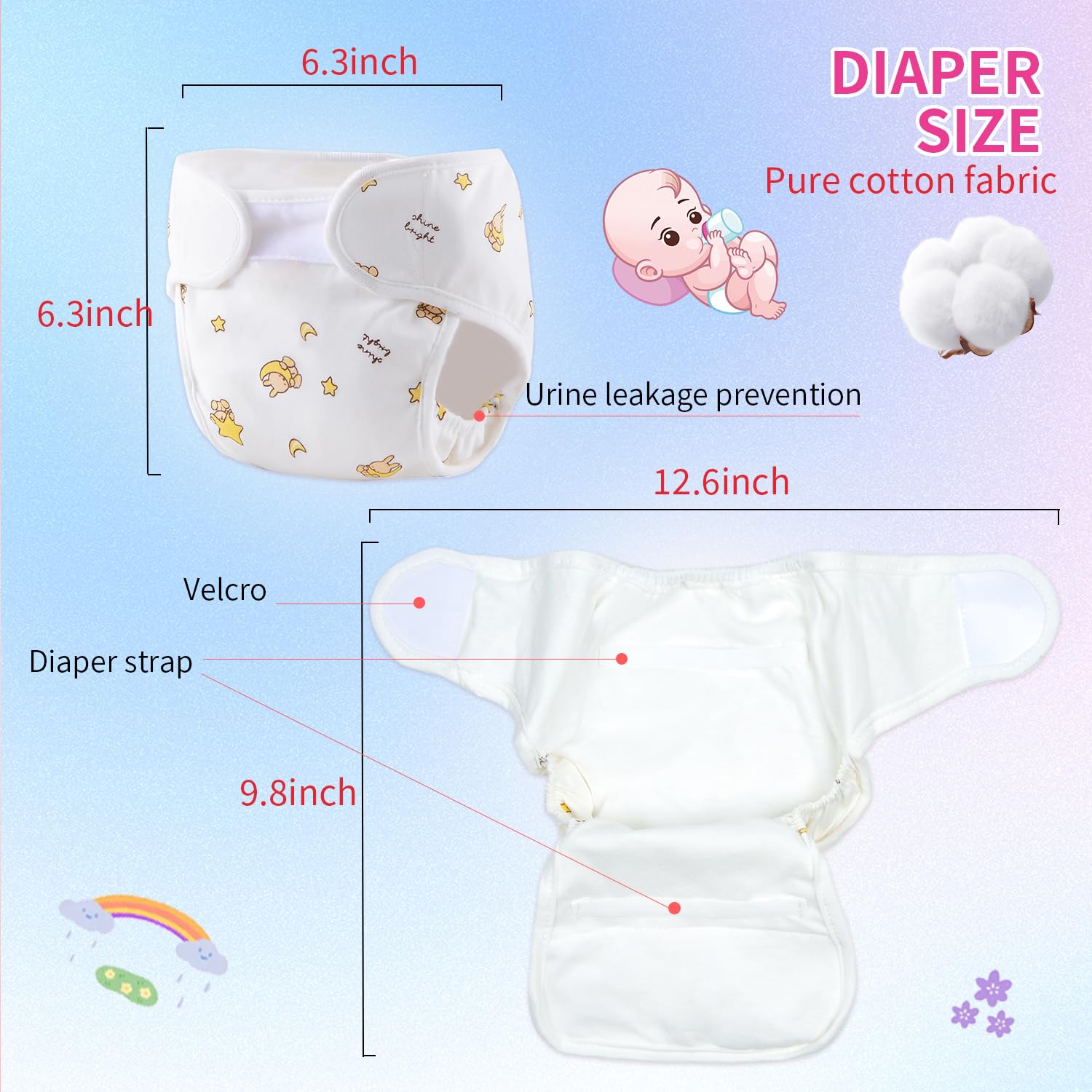 Foto 7 pulgar | Set de Ropa Pedolltree Reborn Baby Girl Doll con Accesorios - Venta Internacional