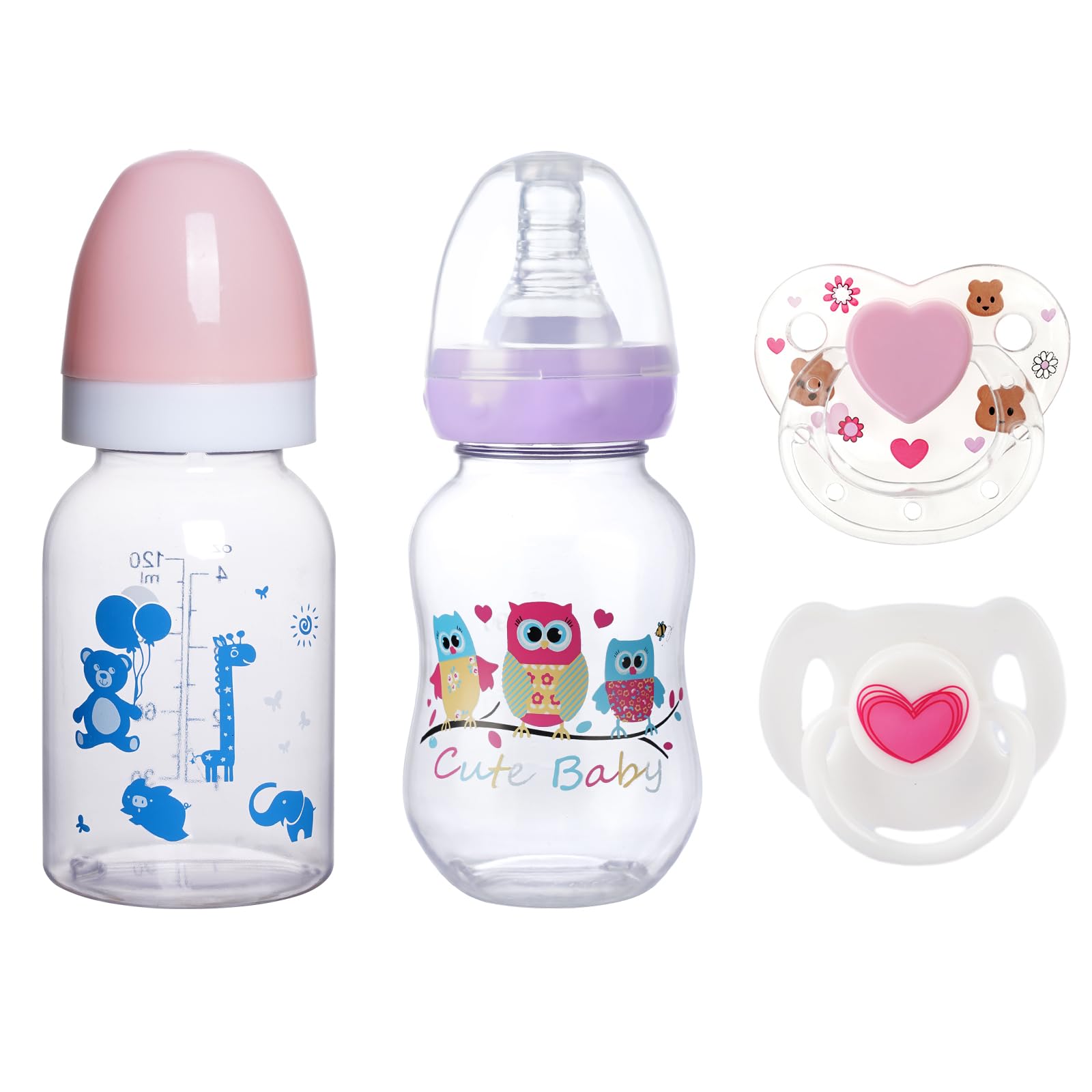 Foto 2 pulgar | Juego de Biberones para Muñecas Jizhi con Chupetes Magnéticos 4 Piezas - Venta Internacional