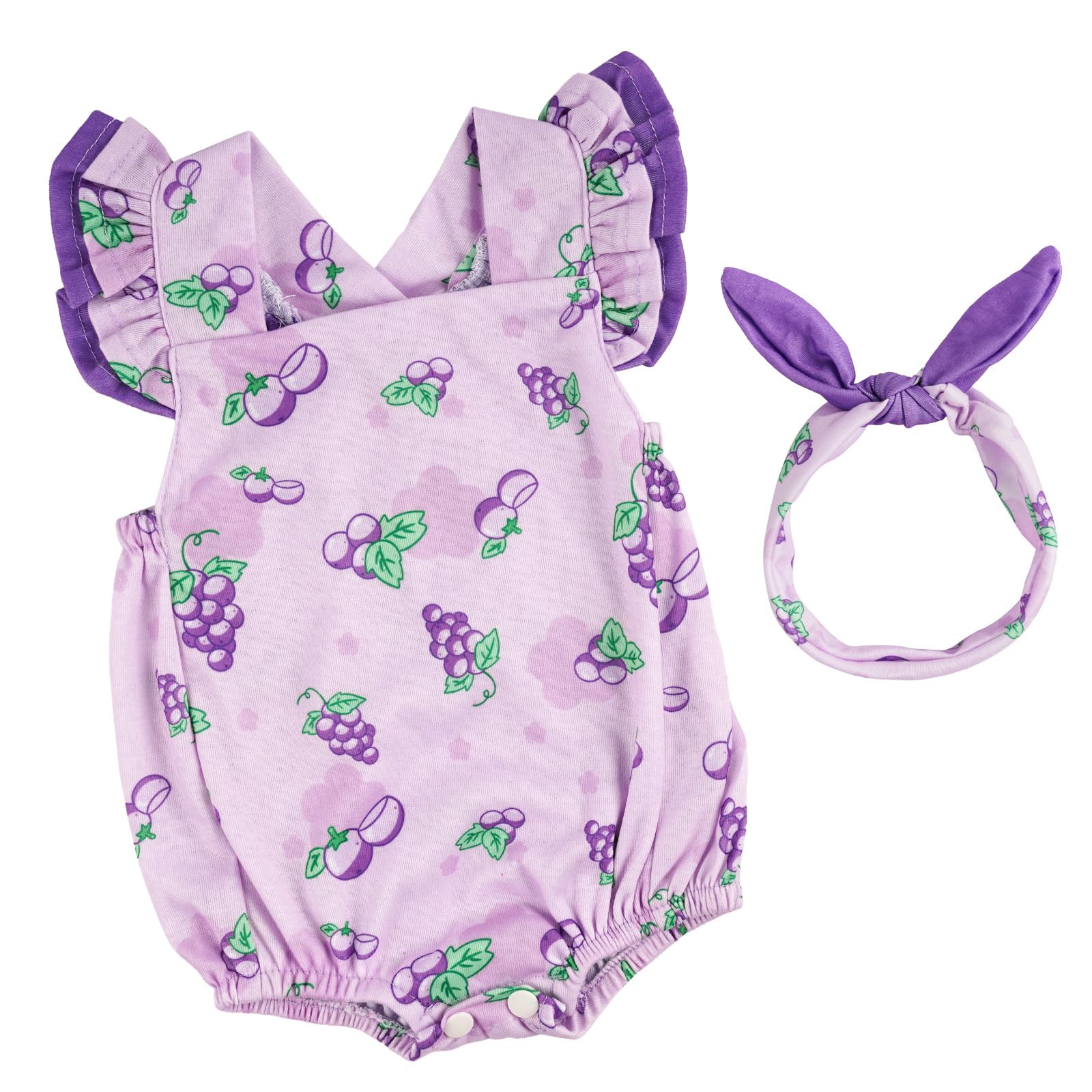 Foto 1 | Set de Ropa para Muñeca Reborn Baby Doll con Diadema - Venta Internacional